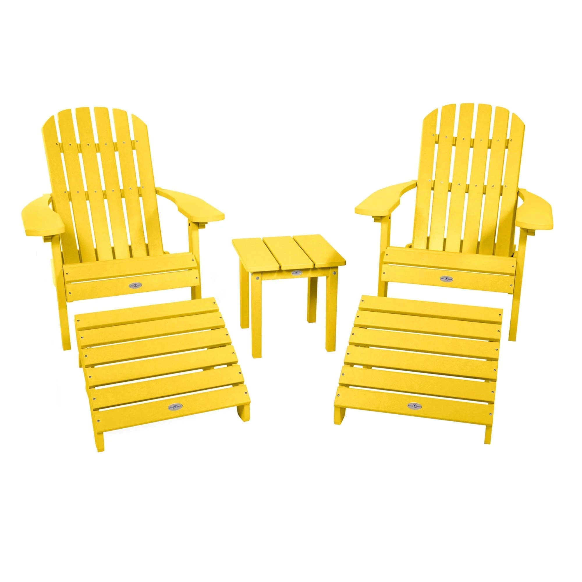 2 Cape Folding Adirondacks, 2 Ottomans, and 1 Side Table - Image 19