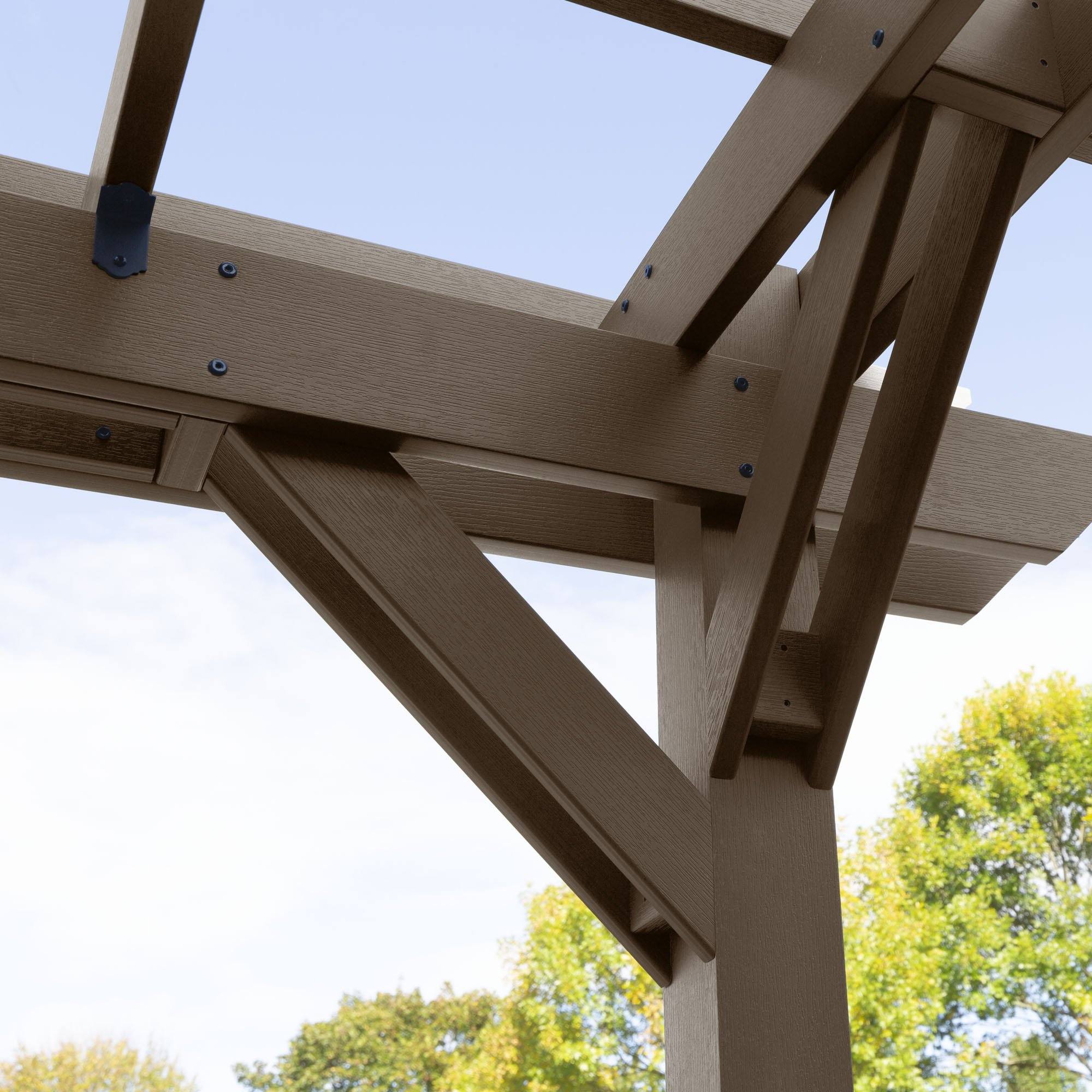 Bodhi 10' x 12' DIY Pergola with 5' Lehigh Porch Swing - Image 5