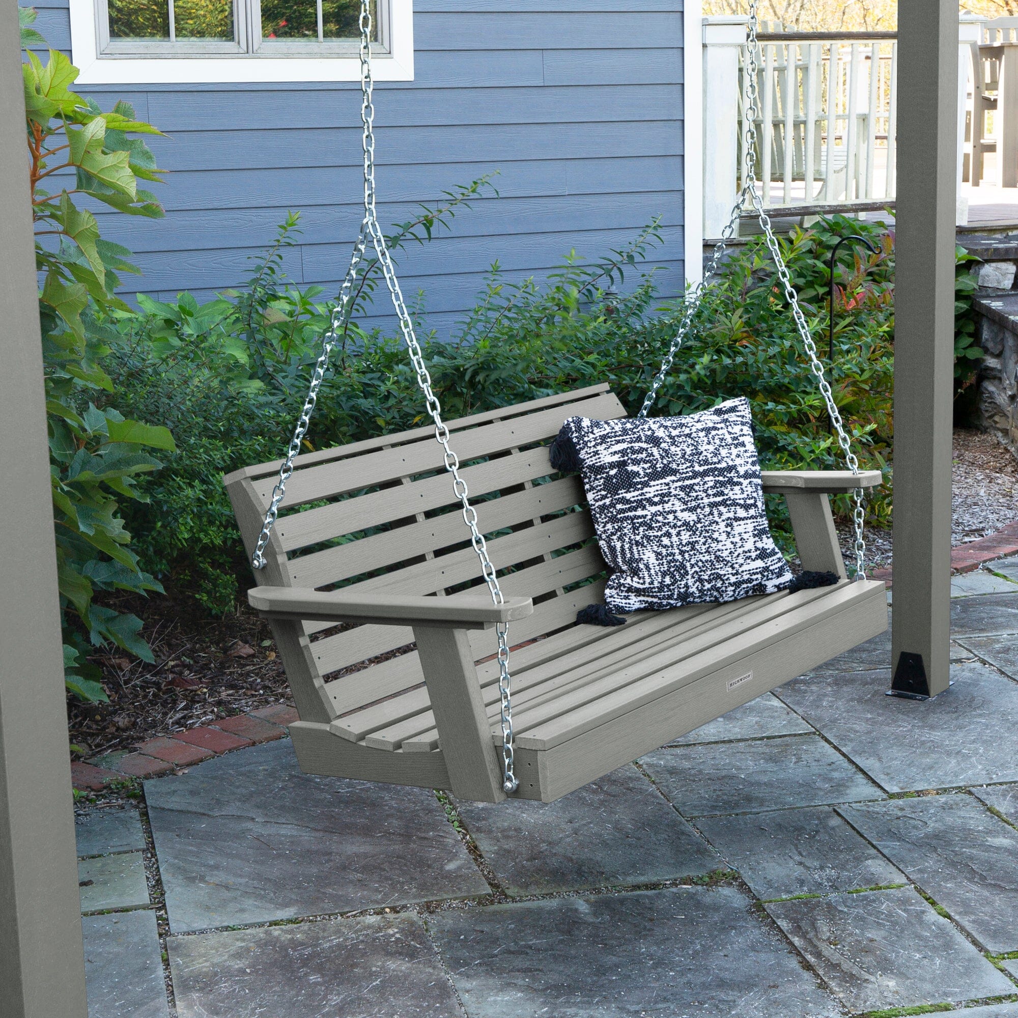 Bodhi 12' x 12' DIY Pergola with 5' Weatherly Porch Swing - Image 17