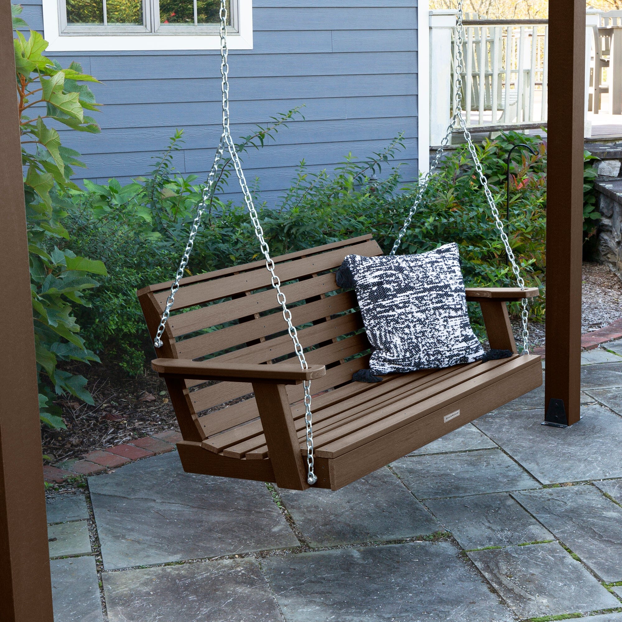Bodhi 12' x 12' DIY Pergola with 5' Weatherly Porch Swing - Image 3
