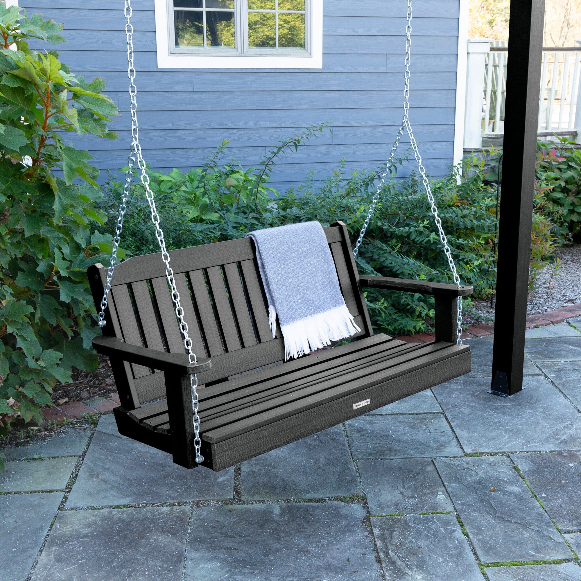 Bodhi 12' x 12' DIY Pergola with 5' Lehigh Porch Swing - Image 11