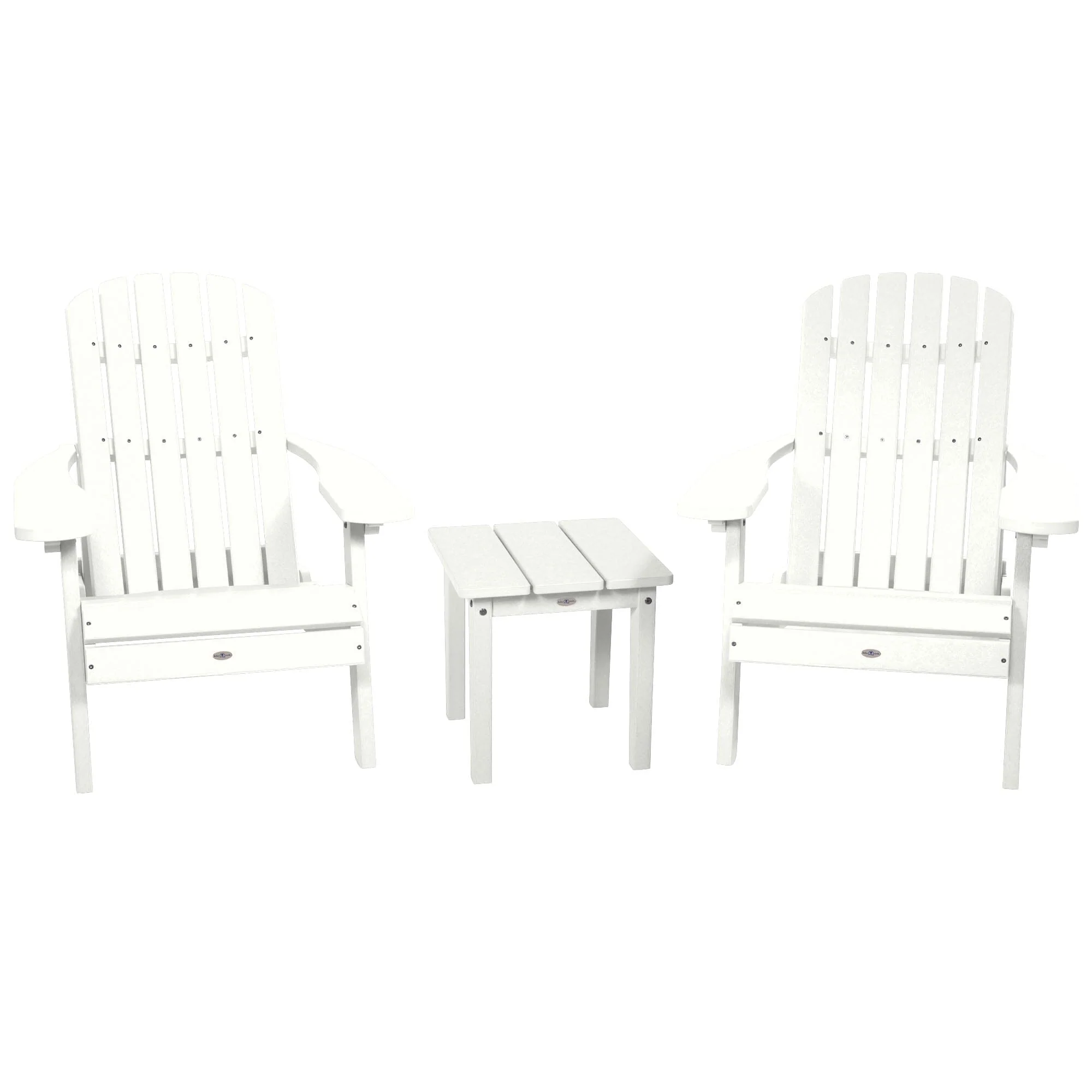 Two Cape Folding Adirondack Chairs and Side Table Set - Image 15