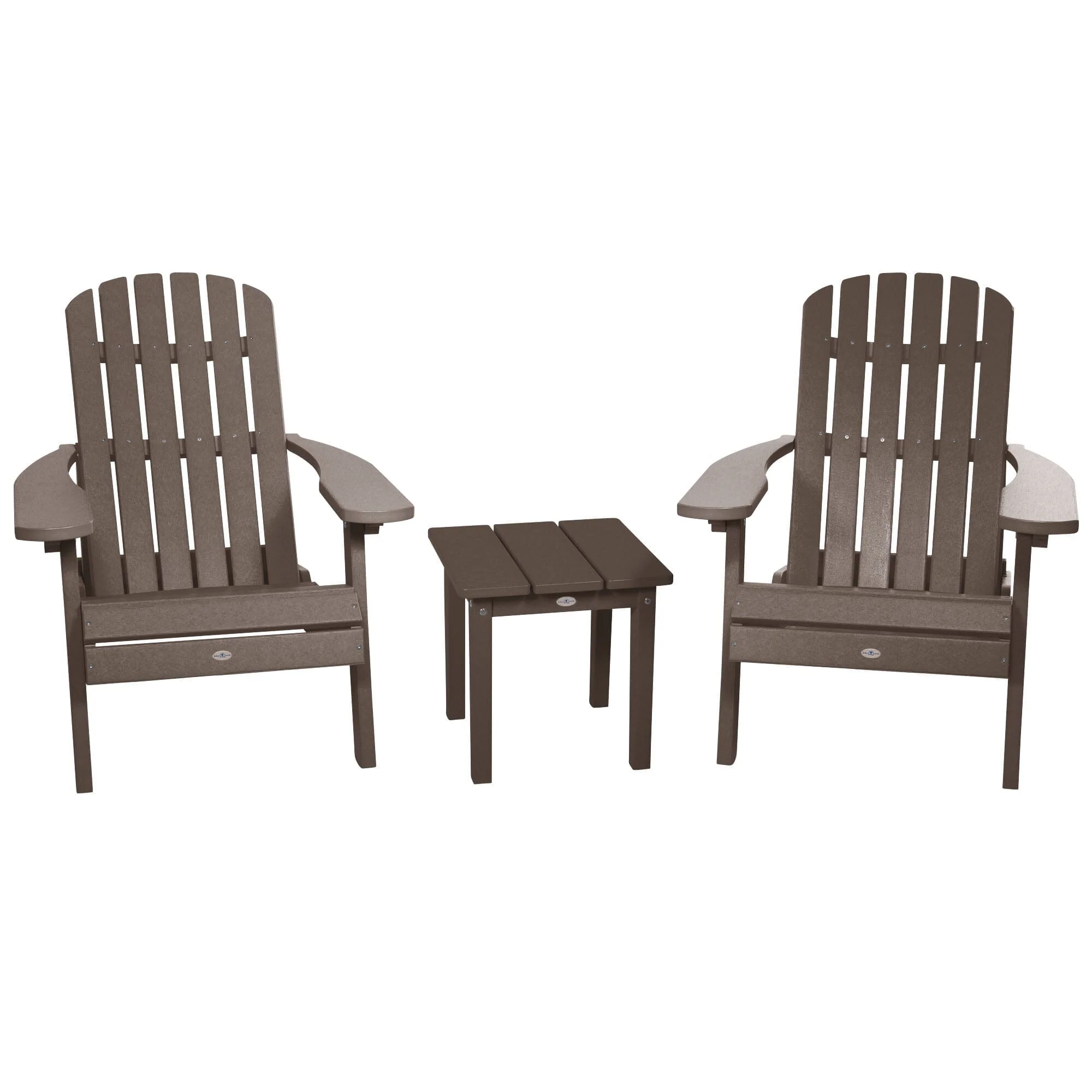 Two Cape Folding Adirondack Chairs and Side Table Set - Image 16