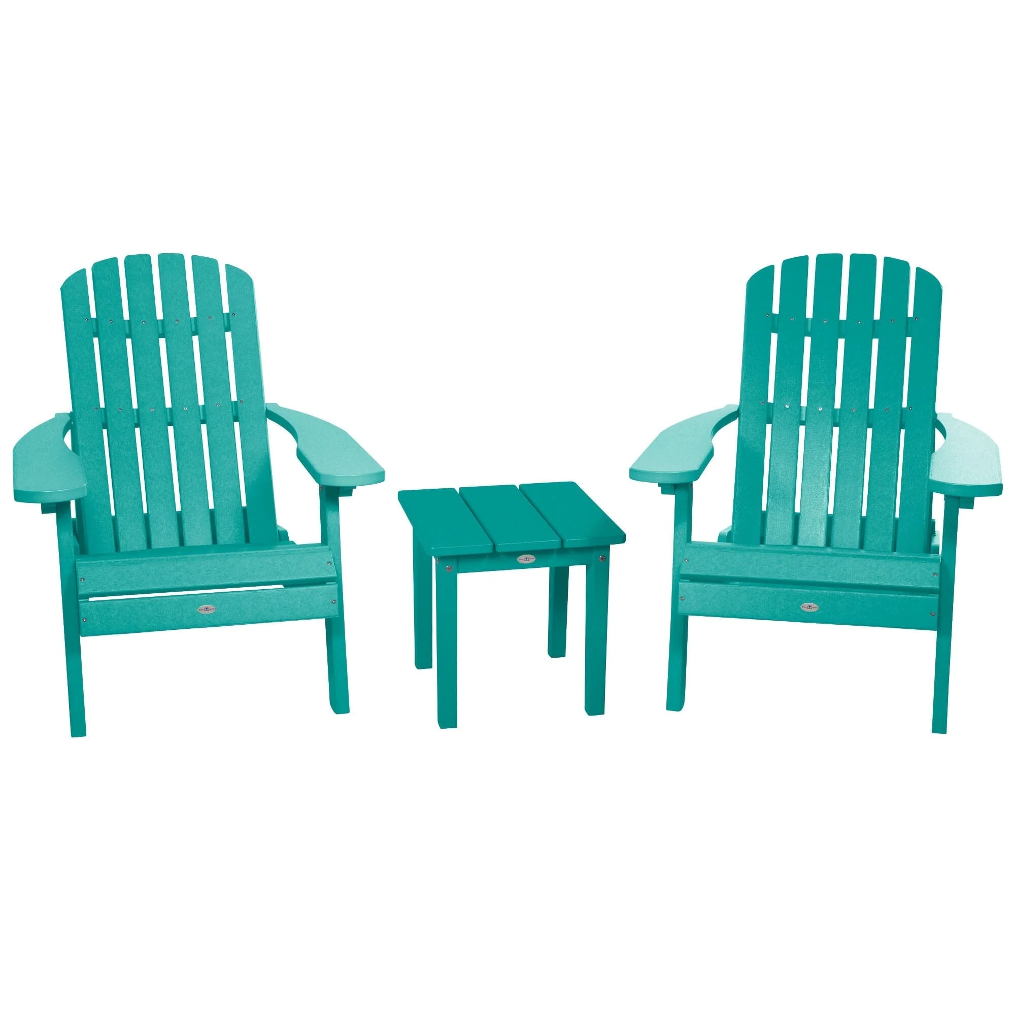 Two Cape Folding Adirondack Chairs and Side Table Set - Image 3
