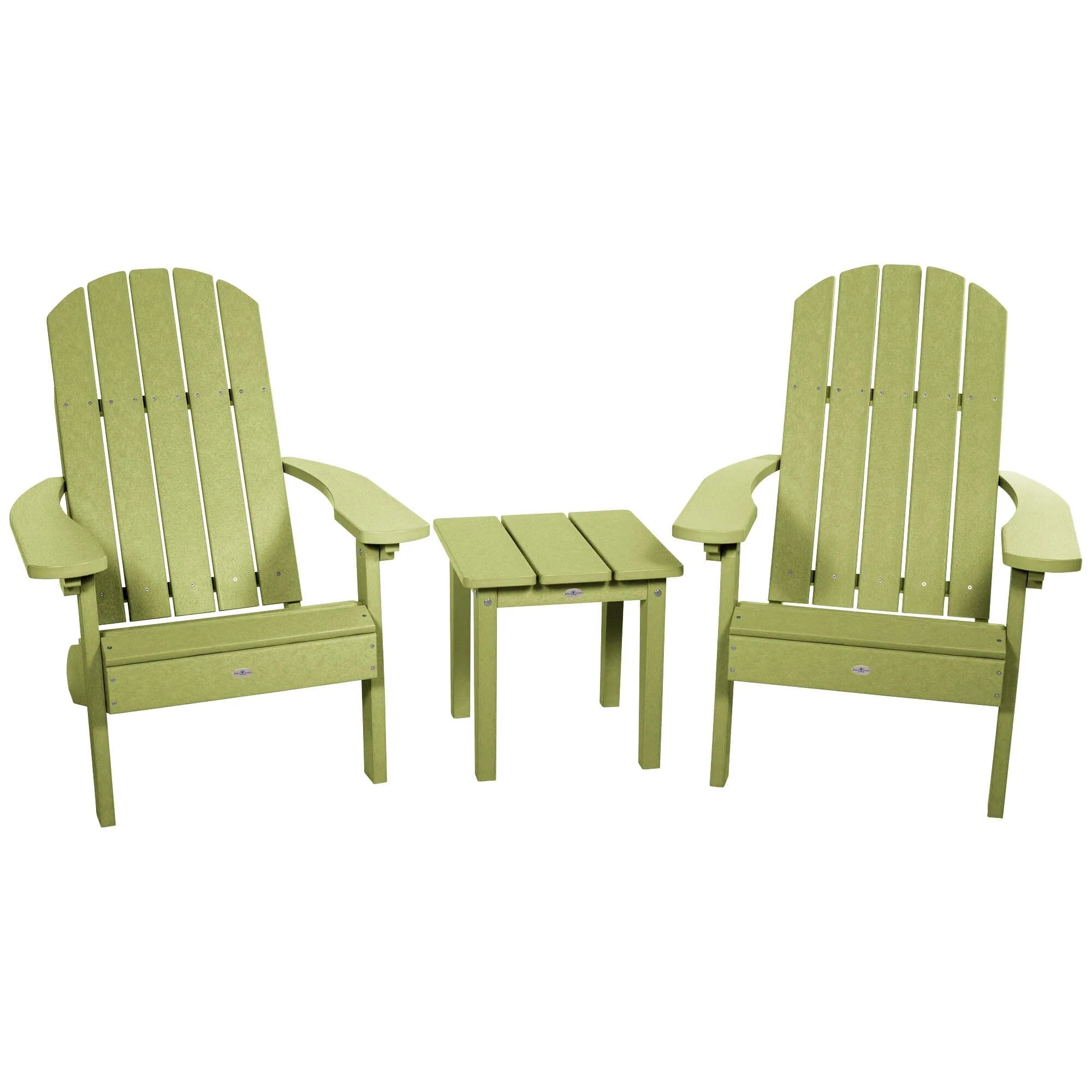 Two Cape Classic Adirondack Chairs and Side Table Set - Image 17