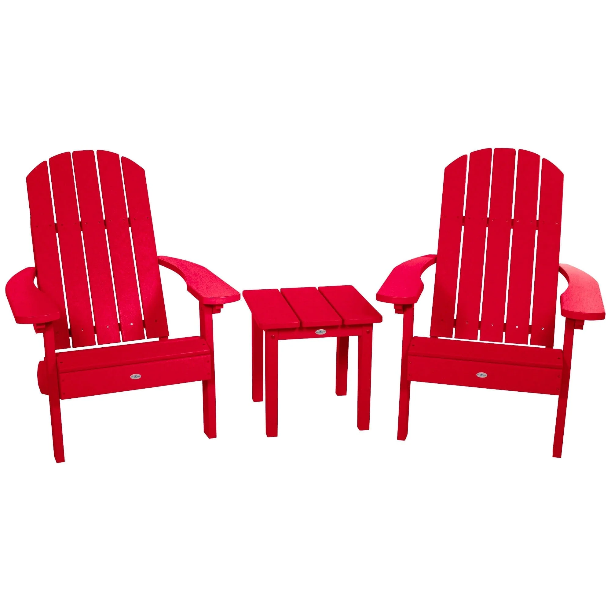 Two Cape Classic Adirondack Chairs and Side Table Set - Image 5