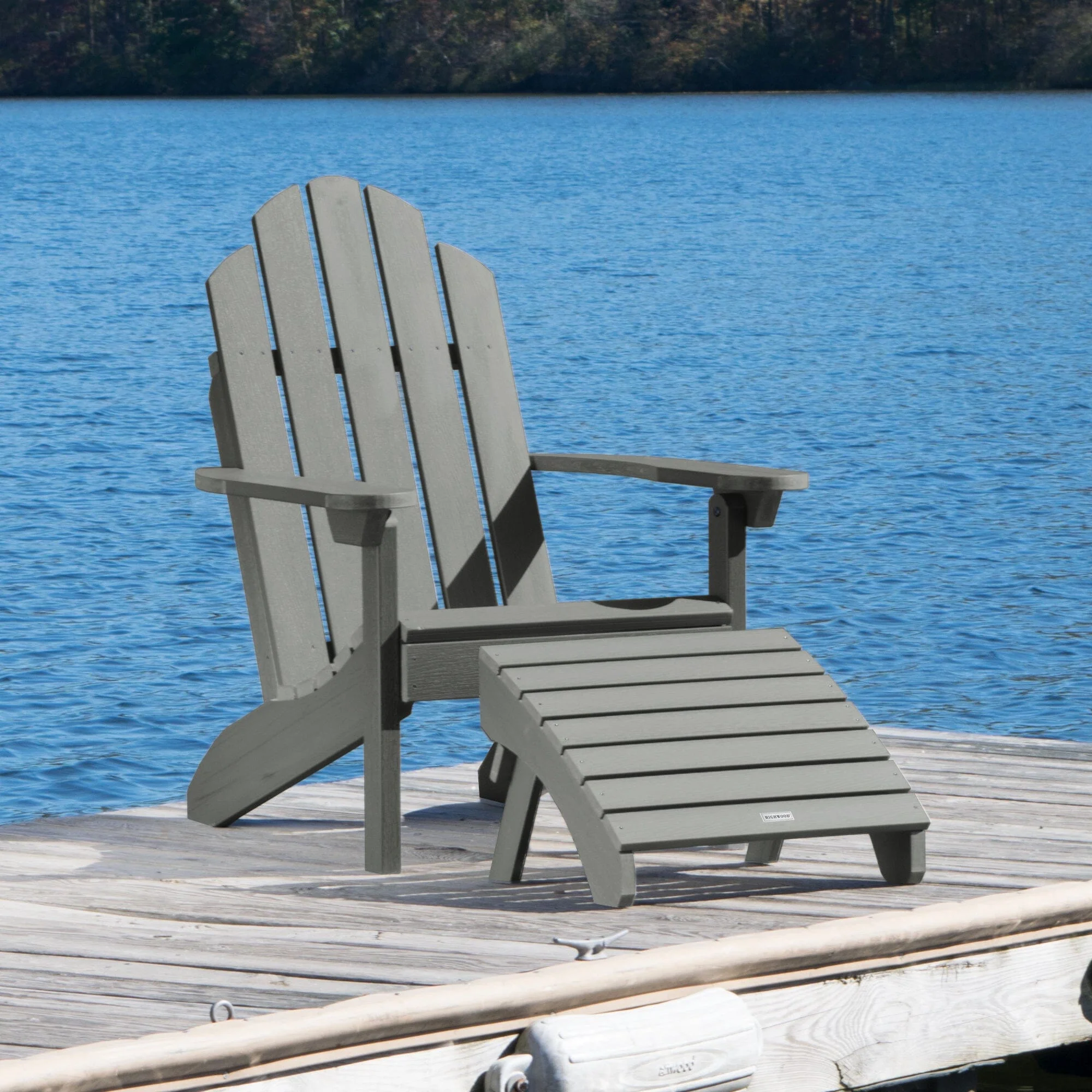 Classic Westport Adirondack Chair with Folding Adirondack Ottoman - Image 6