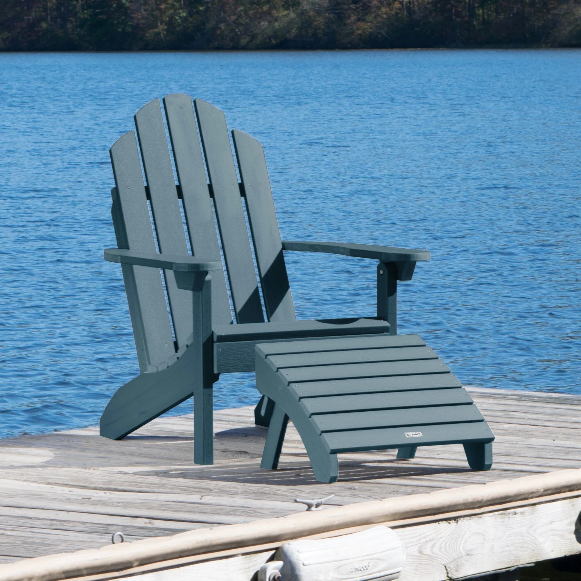 Classic Westport Adirondack Chair with Folding Adirondack Ottoman - Image 8