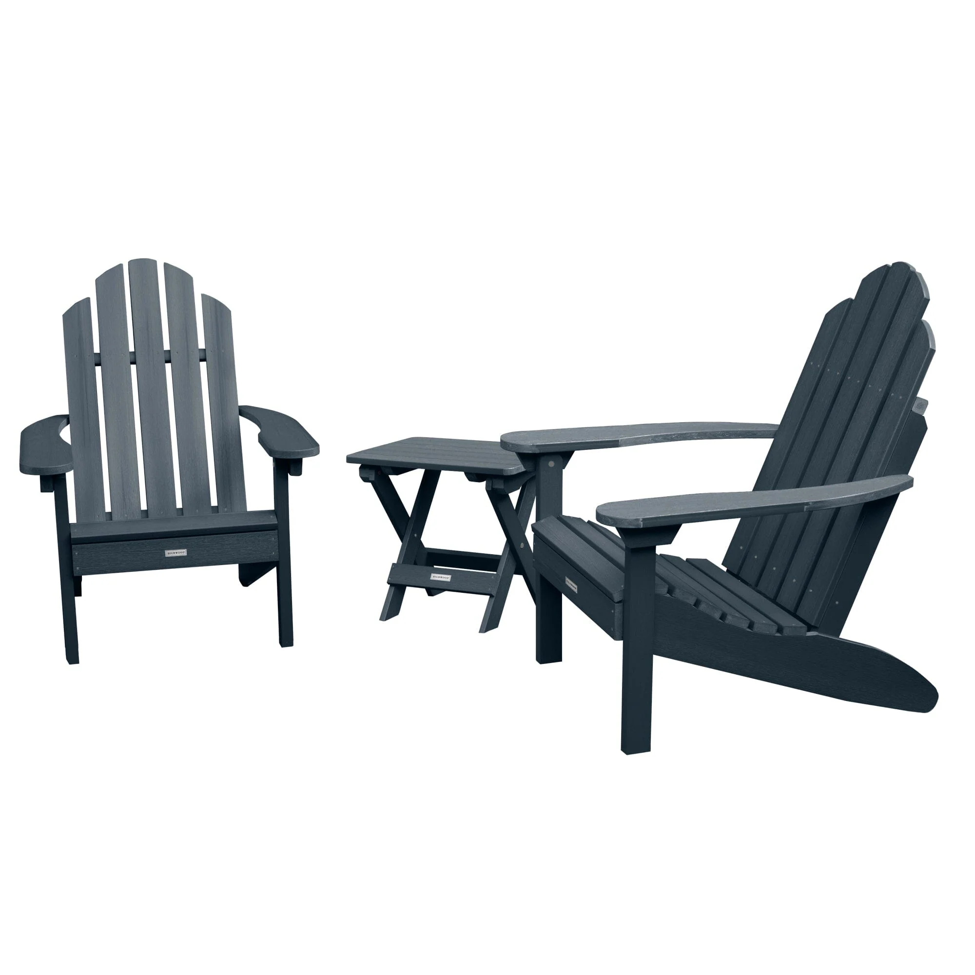2 Classic Westport Adirondack Chairs with Folding Side Table - Image 13