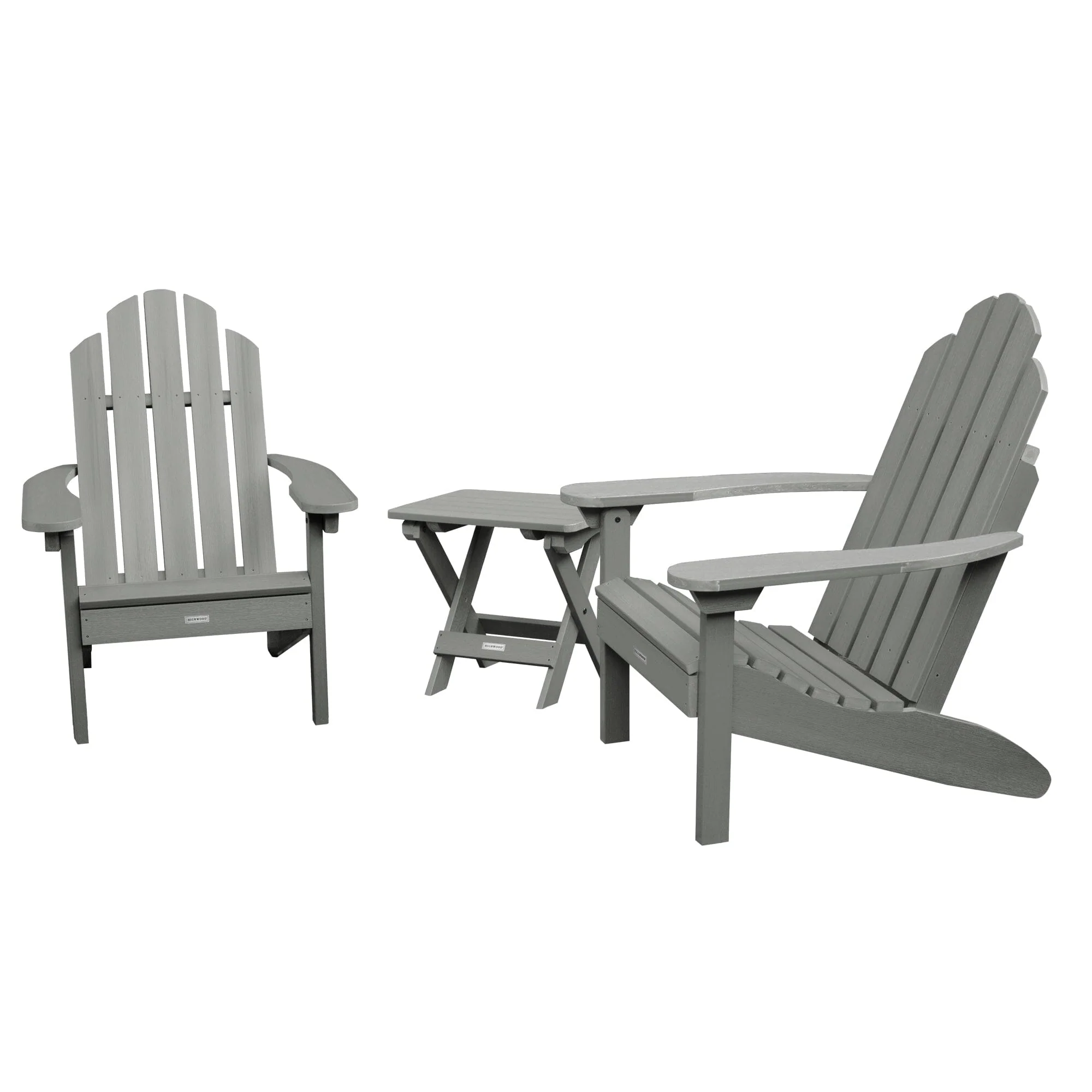 2 Classic Westport Adirondack Chairs with Folding Side Table - Image 15