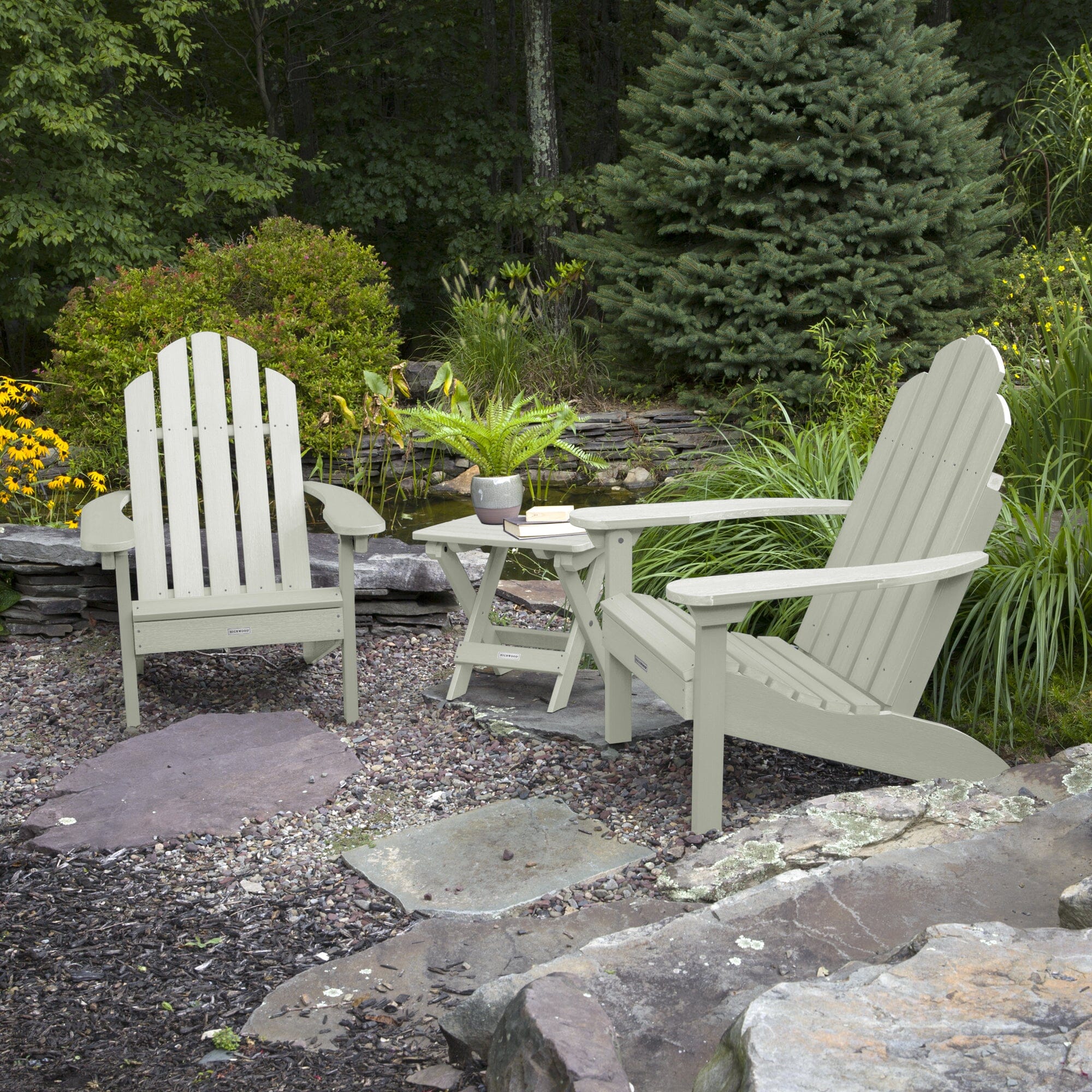 2 Classic Westport Adirondack Chairs with Folding Side Table - Image 18