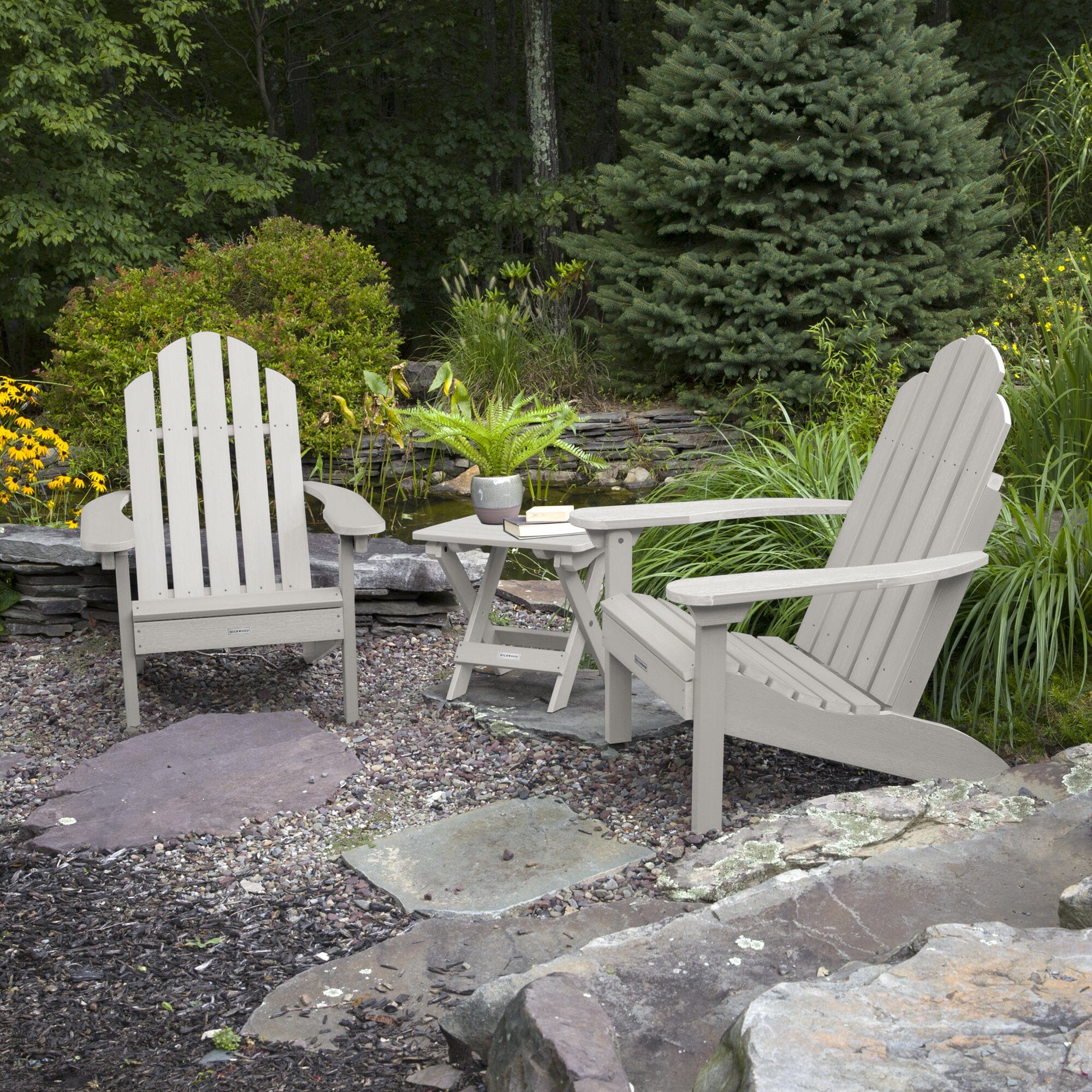 2 Classic Westport Adirondack Chairs with Folding Side Table - Image 20