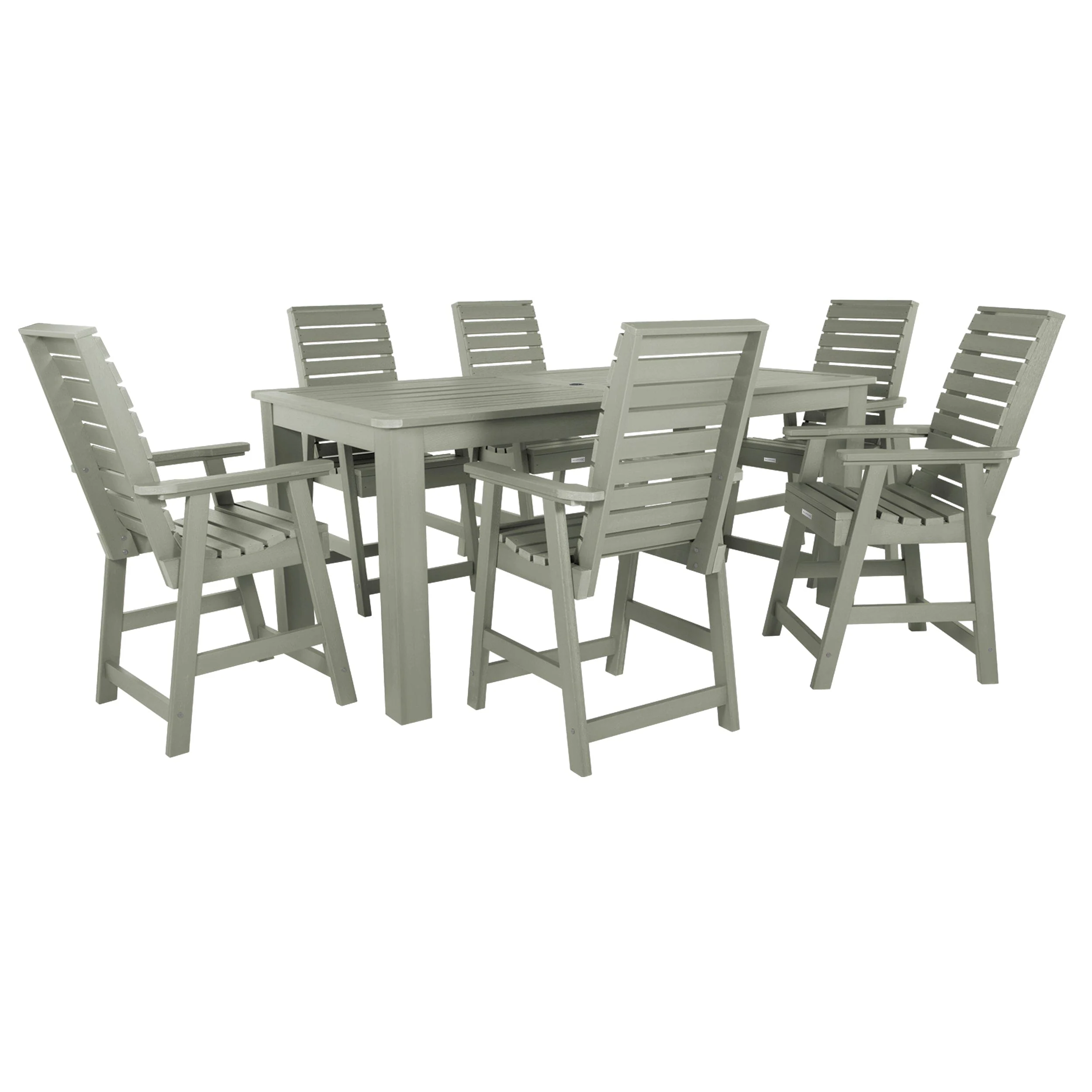 Weatherly 7pc Counter height Dining Set (42” x 84”) - Image 17