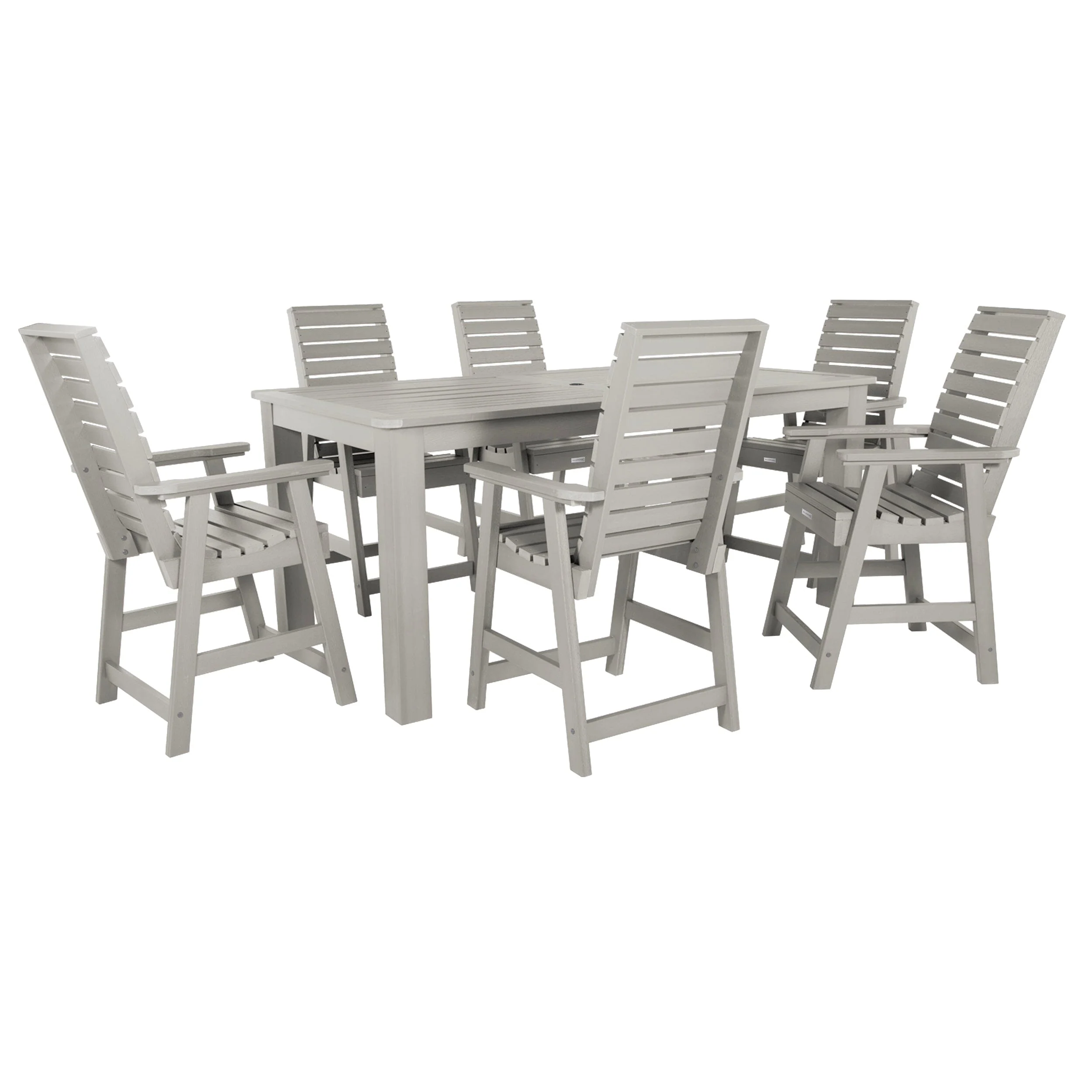 Weatherly 7pc Counter height Dining Set (42” x 84”) - Image 19
