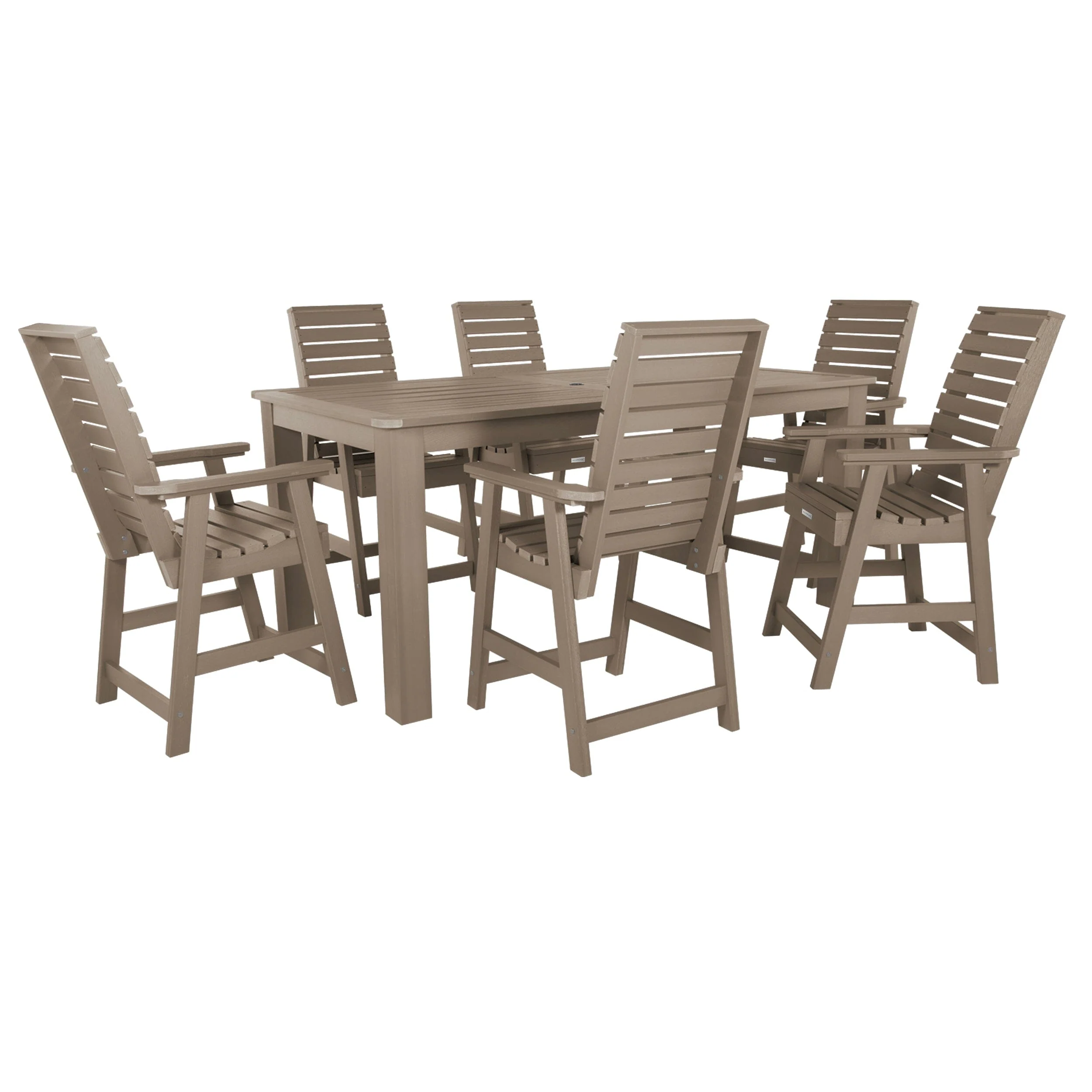 Weatherly 7pc Counter height Dining Set (42” x 84”) - Image 21