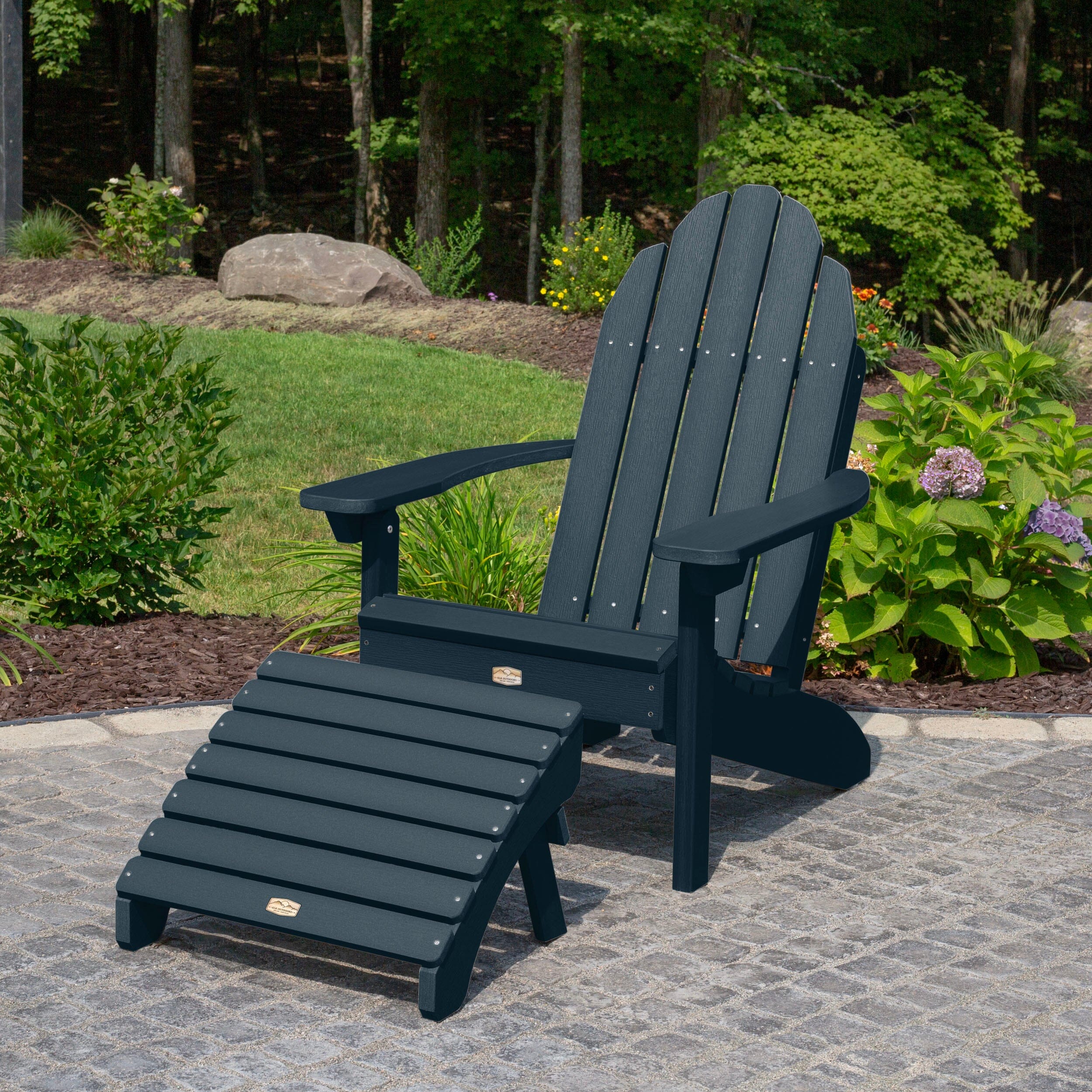 Essential Adirondack Chair with Essential Folding Ottoman - Image 11