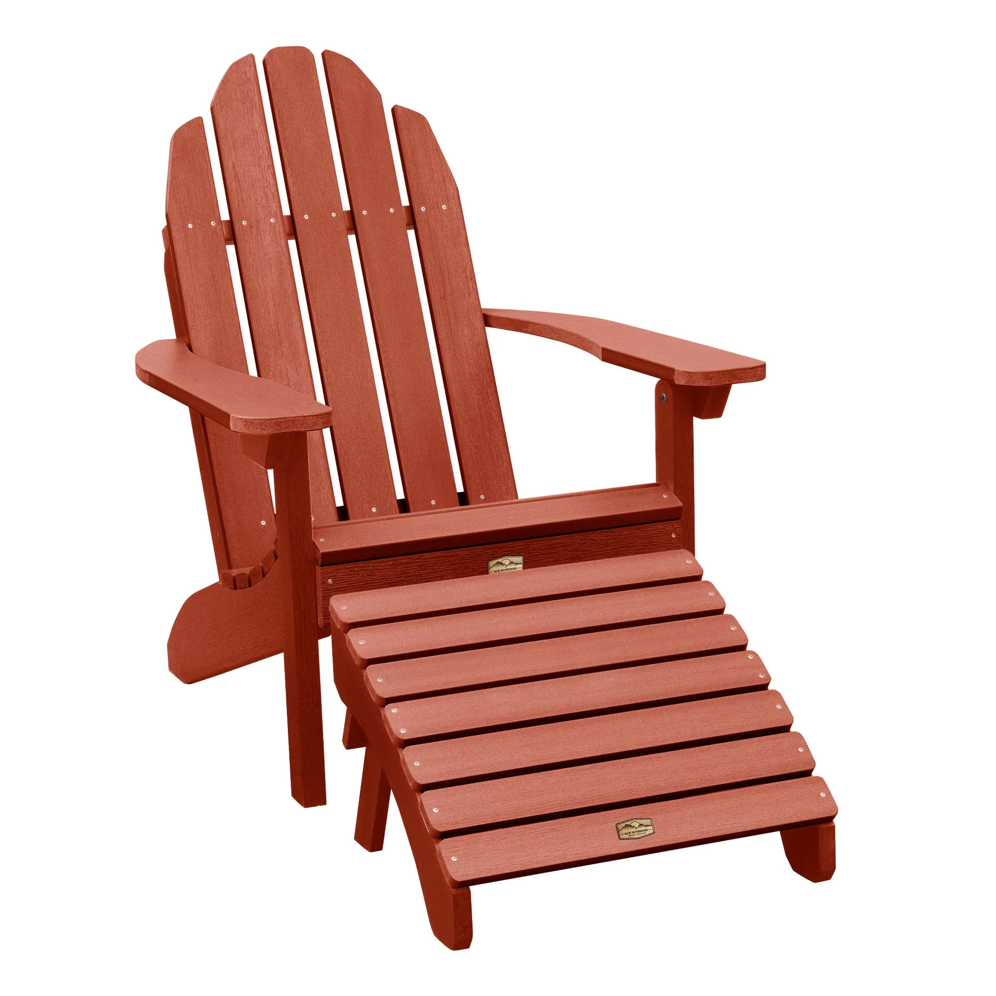 Essential Adirondack Chair with Essential Folding Ottoman - Image 16