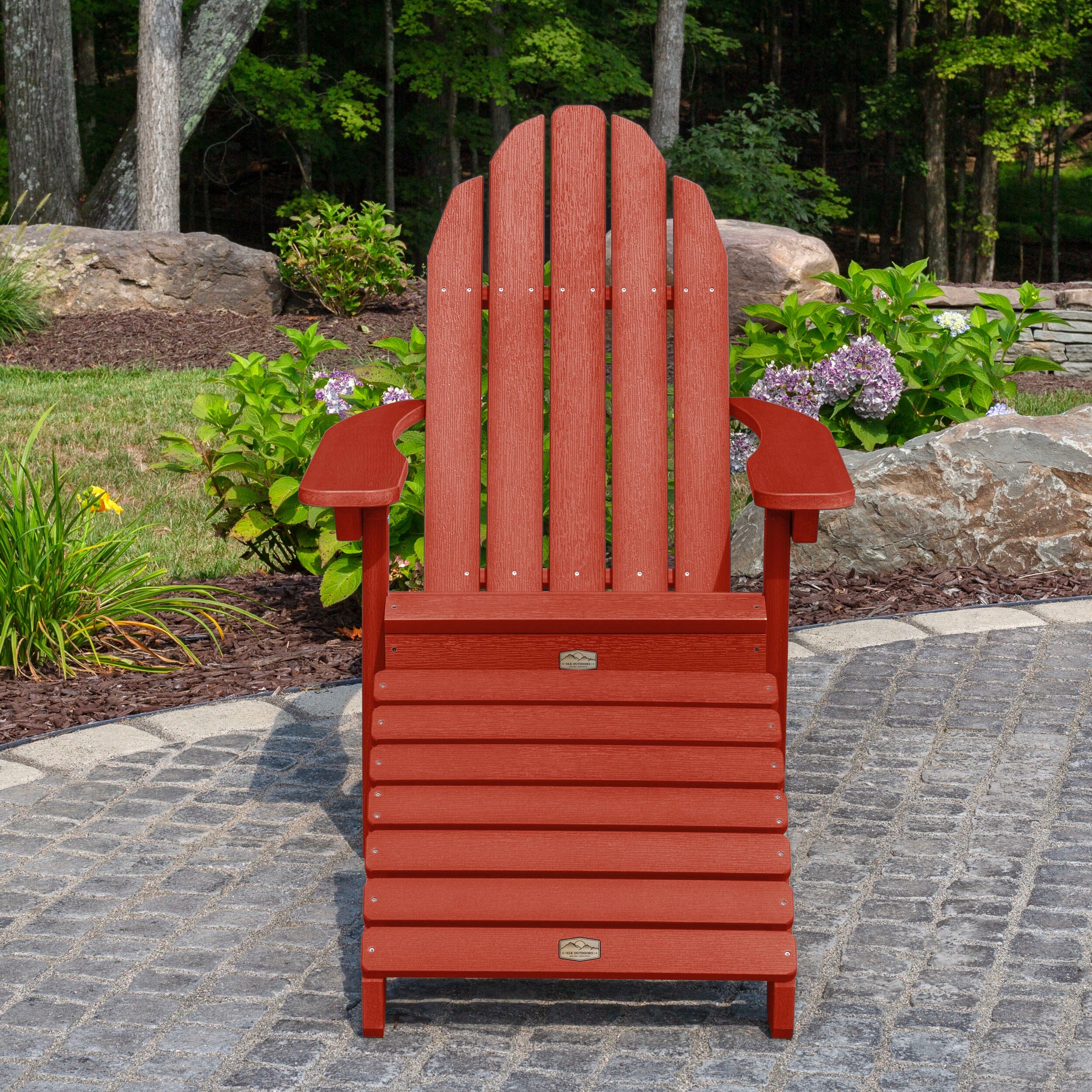 Essential Adirondack Chair with Essential Folding Ottoman - Image 18