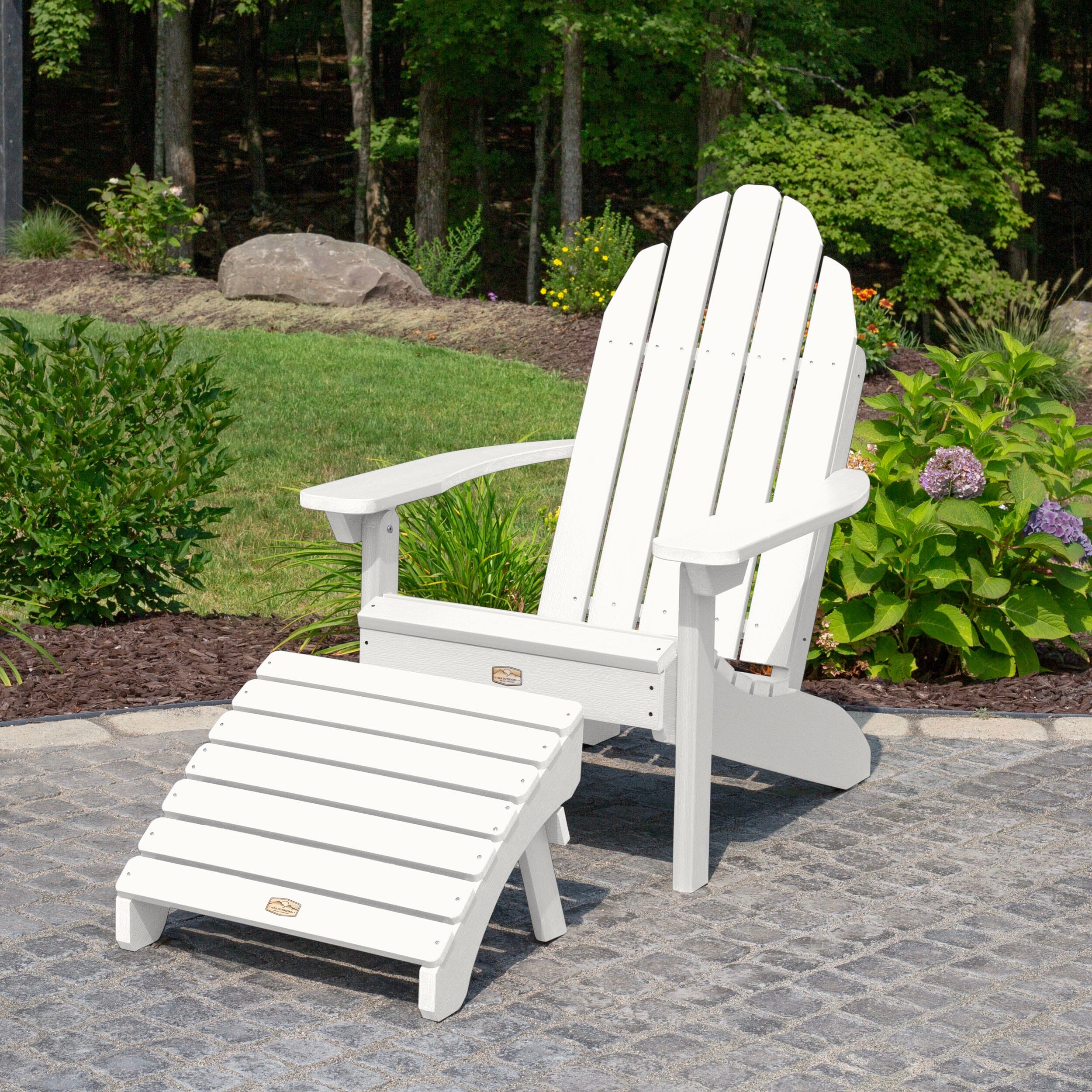Essential Adirondack Chair with Essential Folding Ottoman - Image 23