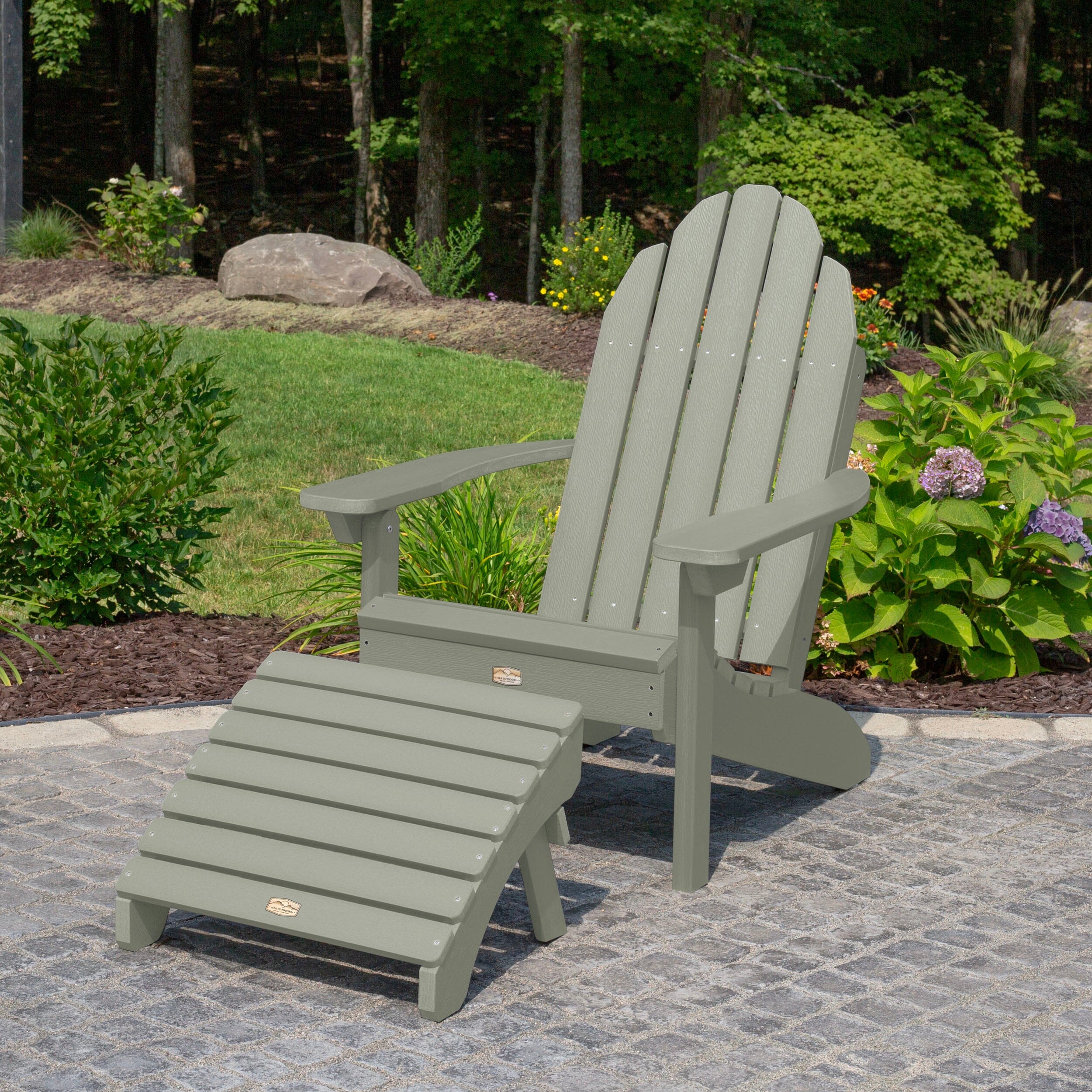 Essential Adirondack Chair with Essential Folding Ottoman - Image 26