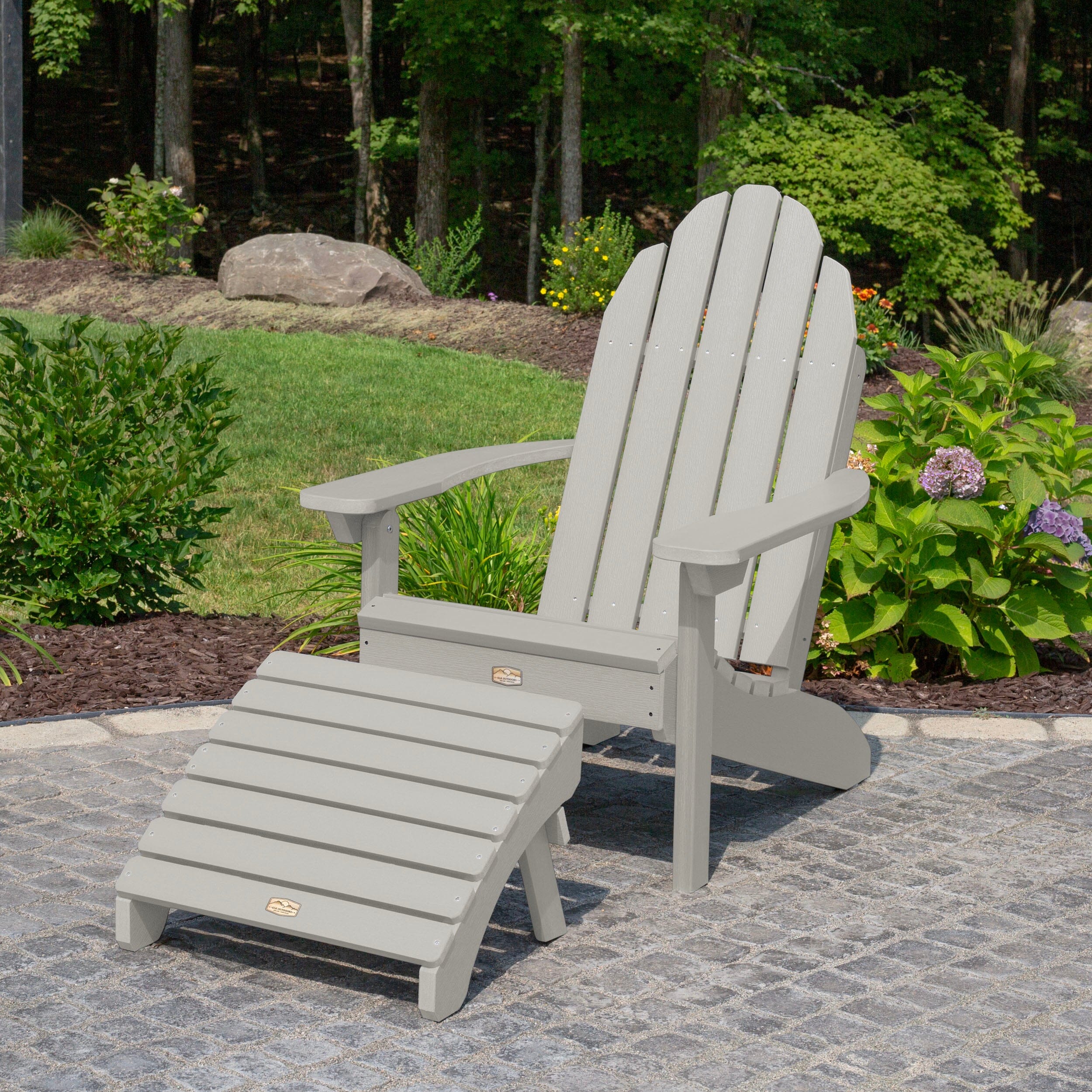 Essential Adirondack Chair with Essential Folding Ottoman - Image 29
