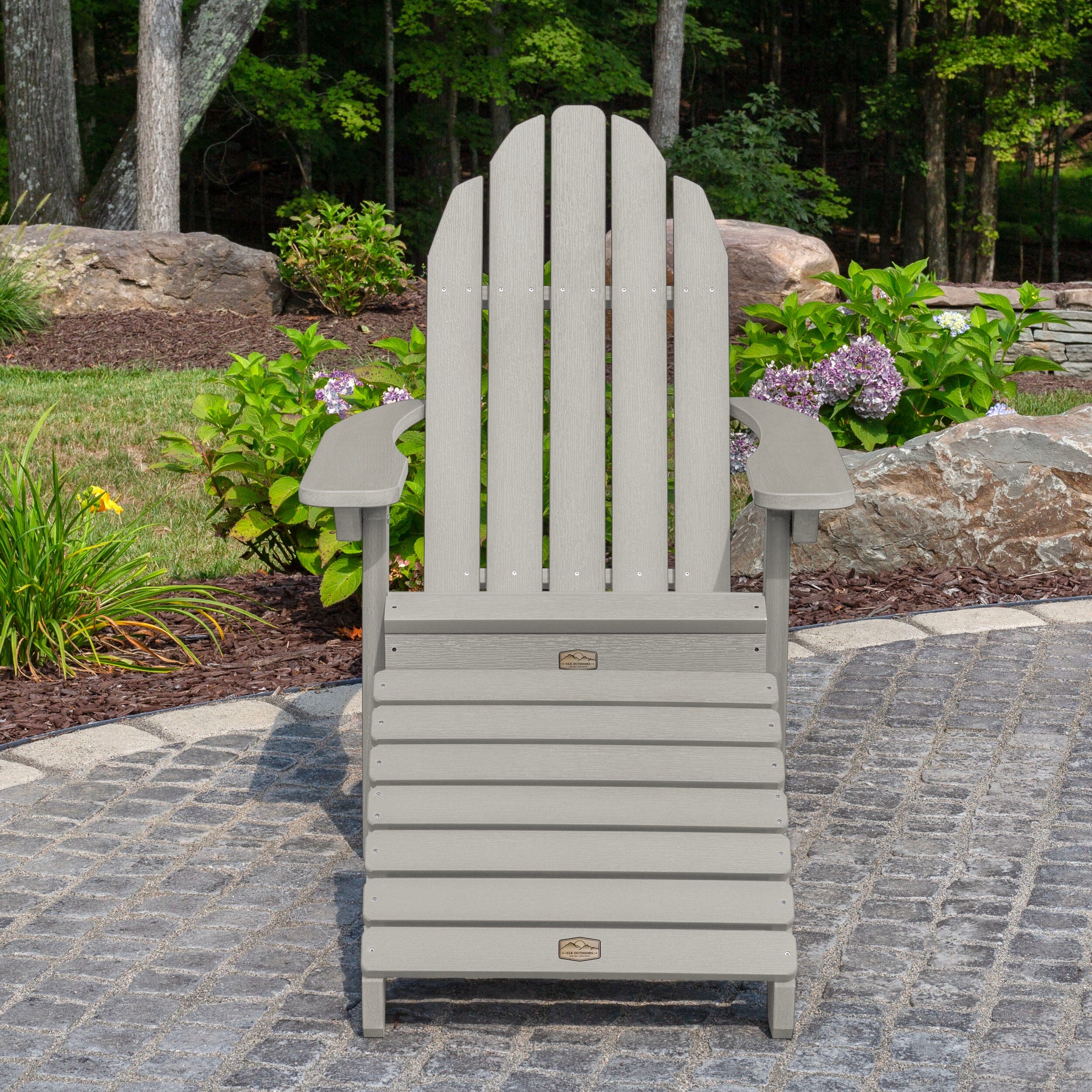 Essential Adirondack Chair with Essential Folding Ottoman - Image 30