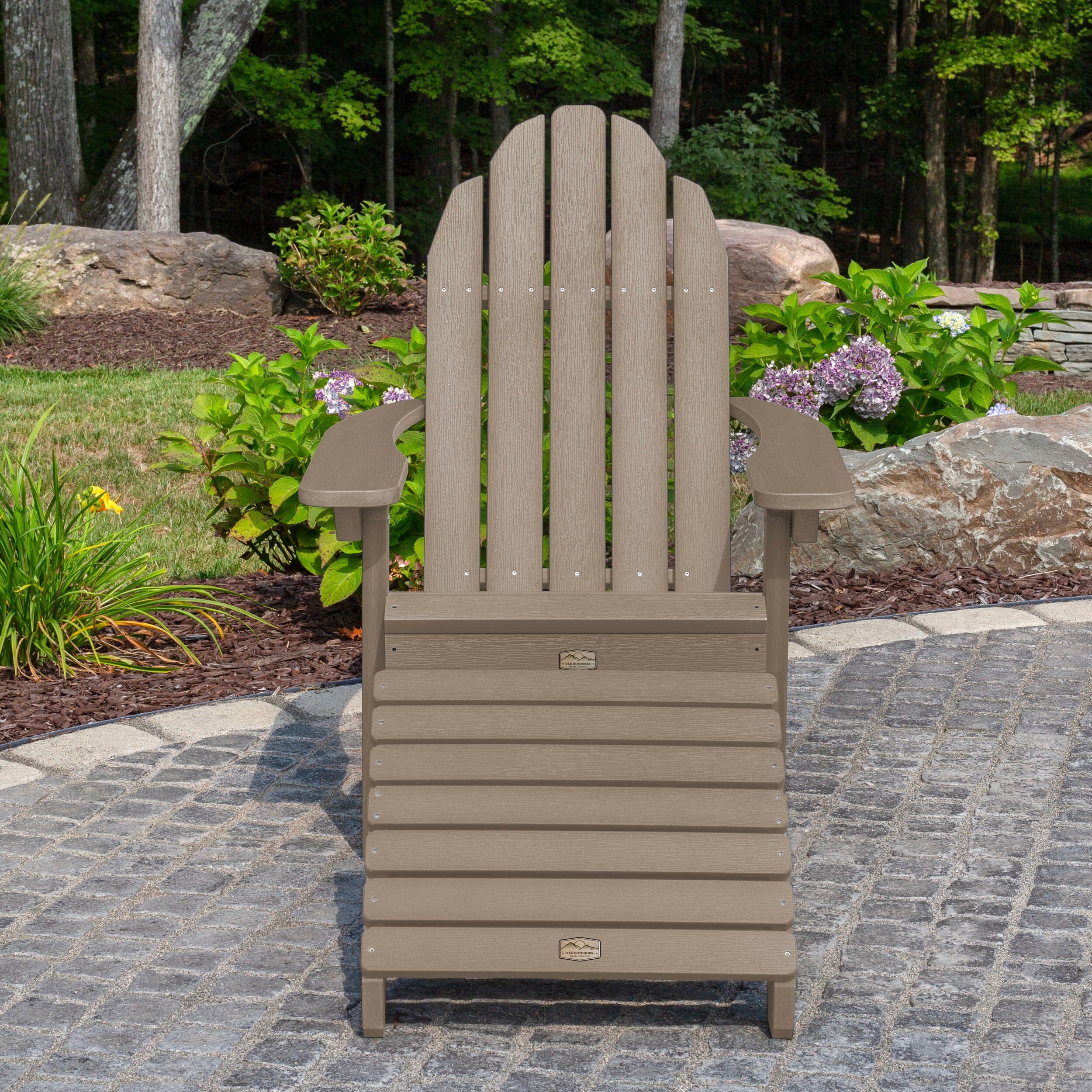 Essential Adirondack Chair with Essential Folding Ottoman - Image 33