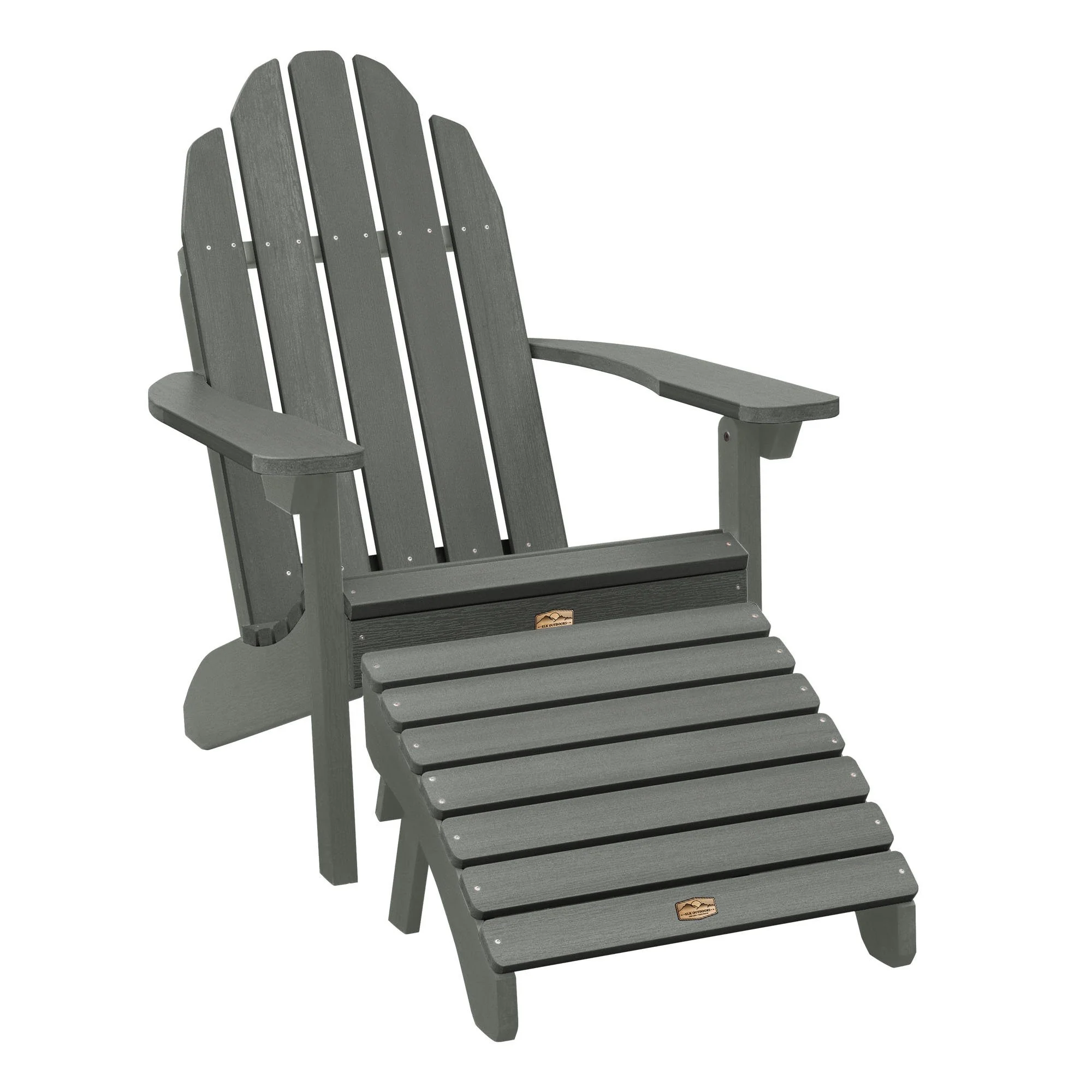Essential Adirondack Chair with Essential Folding Ottoman - Image 7