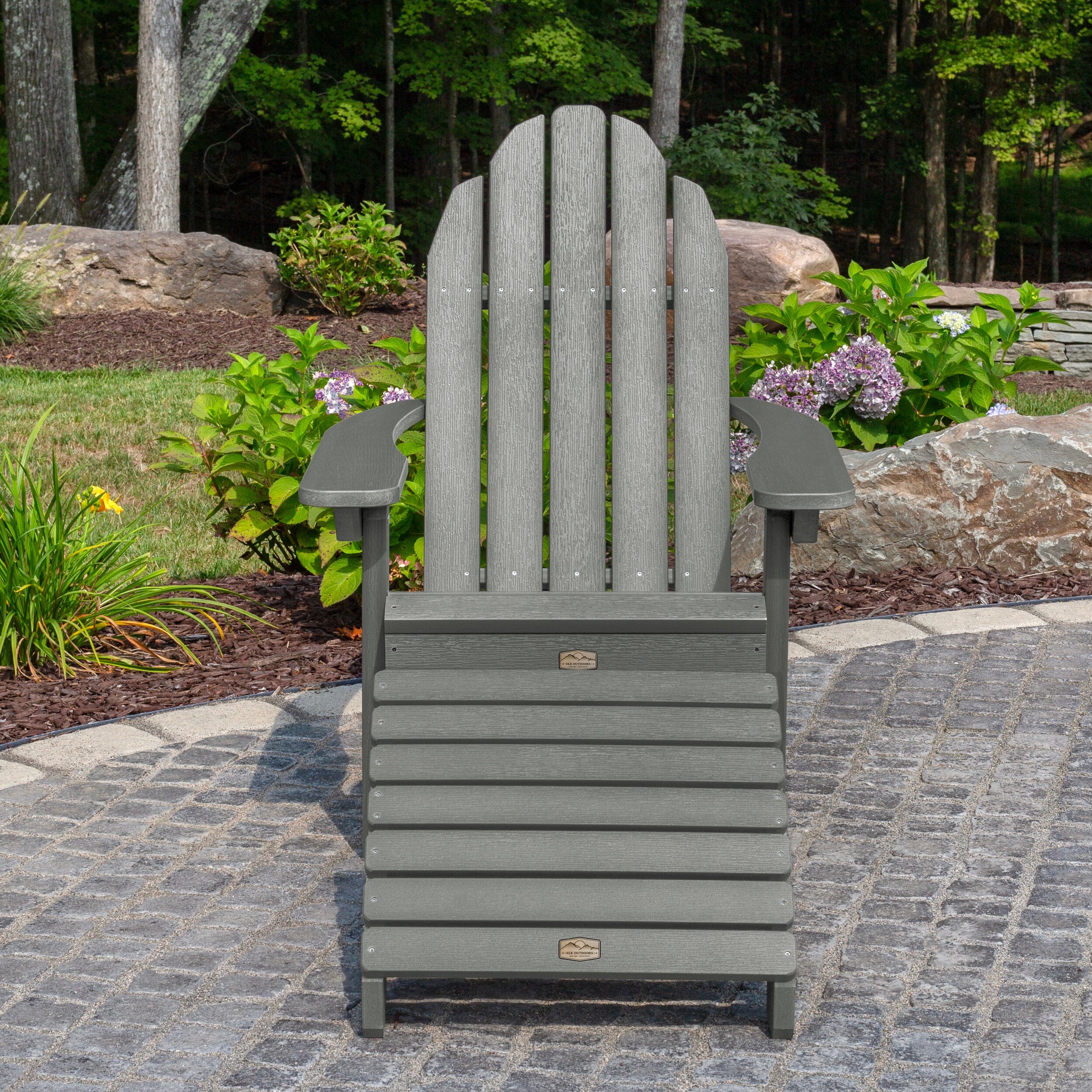 Essential Adirondack Chair with Essential Folding Ottoman - Image 9