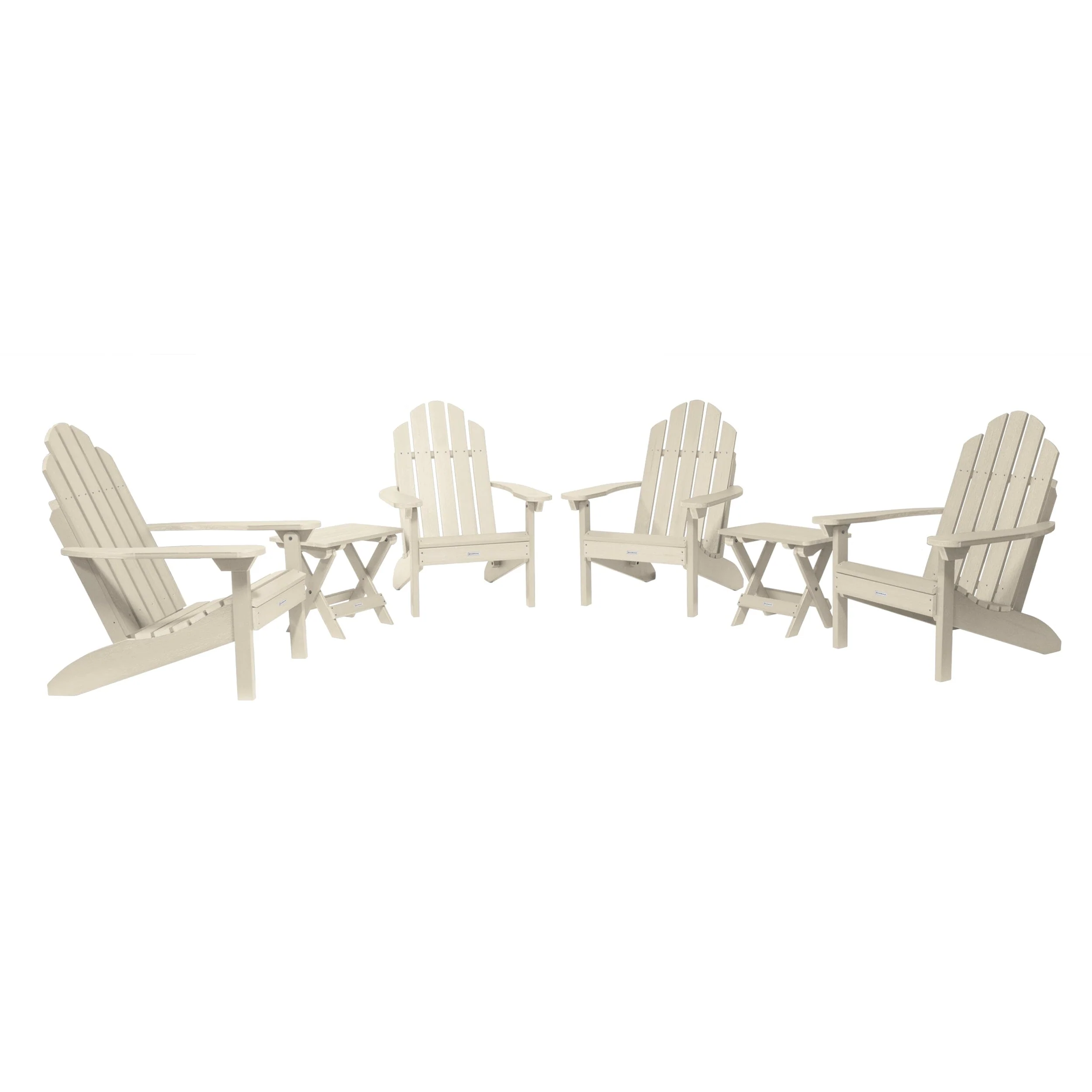 4 Classic Westport Adirondack Chairs with 2 Folding Side Tables - Image 13