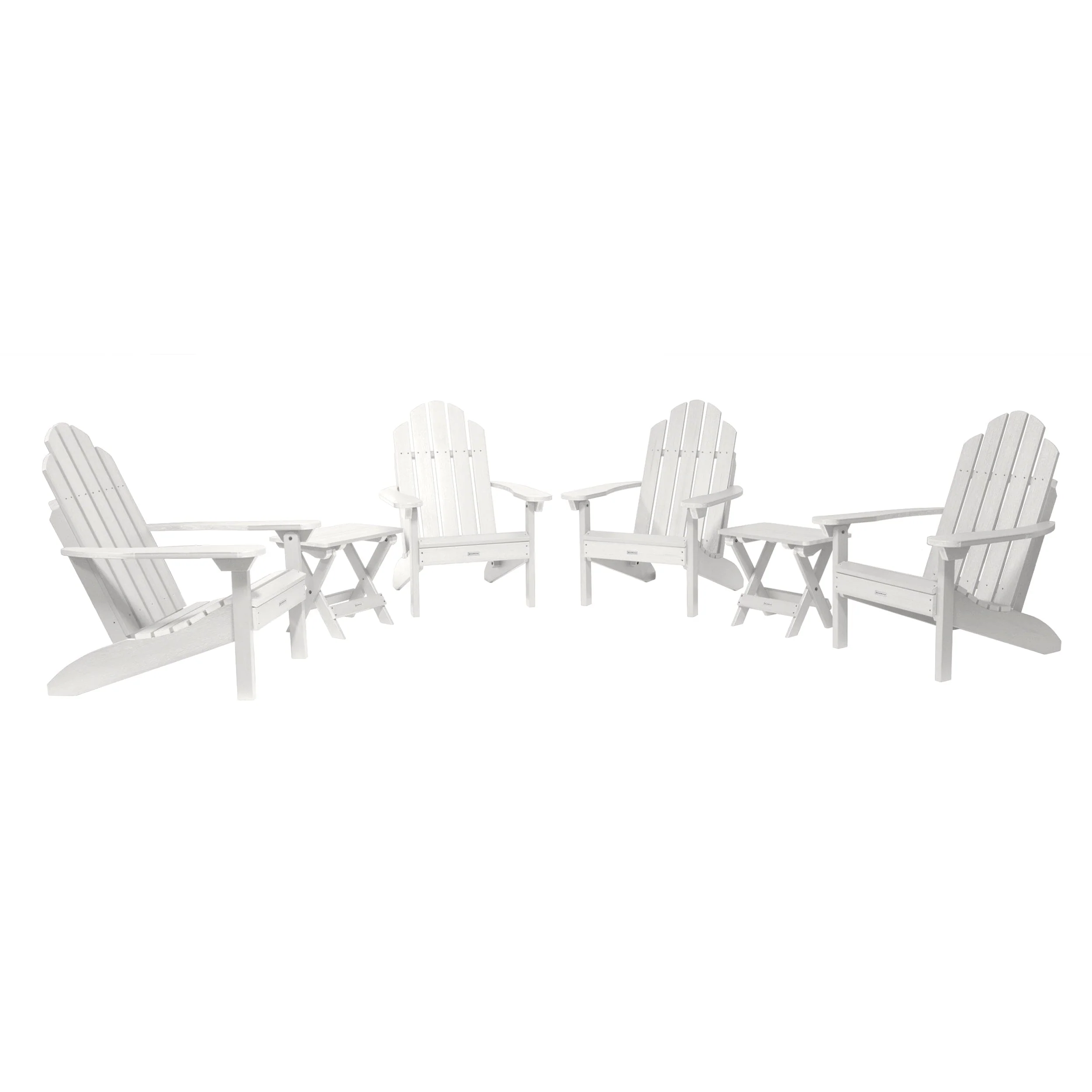 4 Classic Westport Adirondack Chairs with 2 Folding Side Tables - Image 15