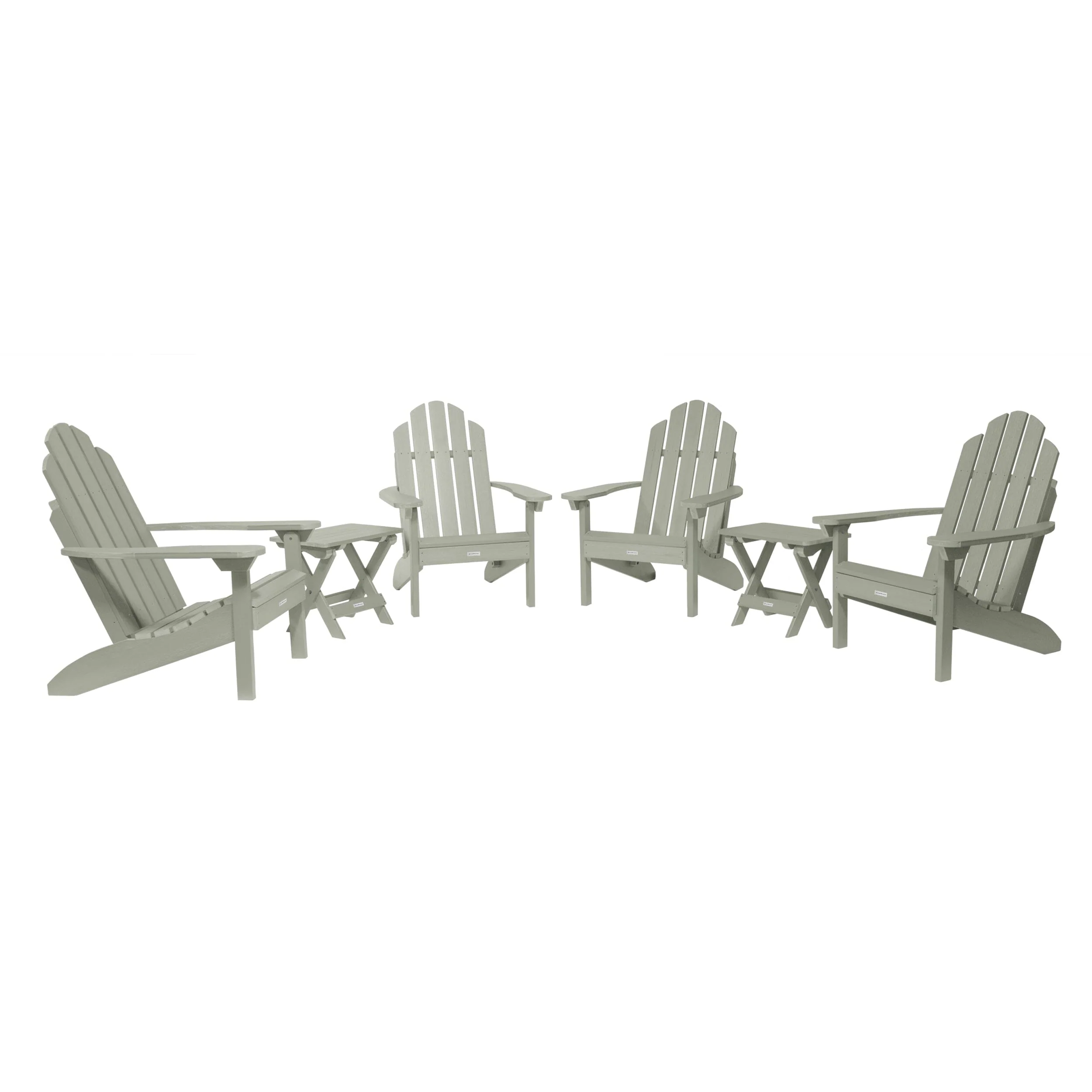 4 Classic Westport Adirondack Chairs with 2 Folding Side Tables - Image 17