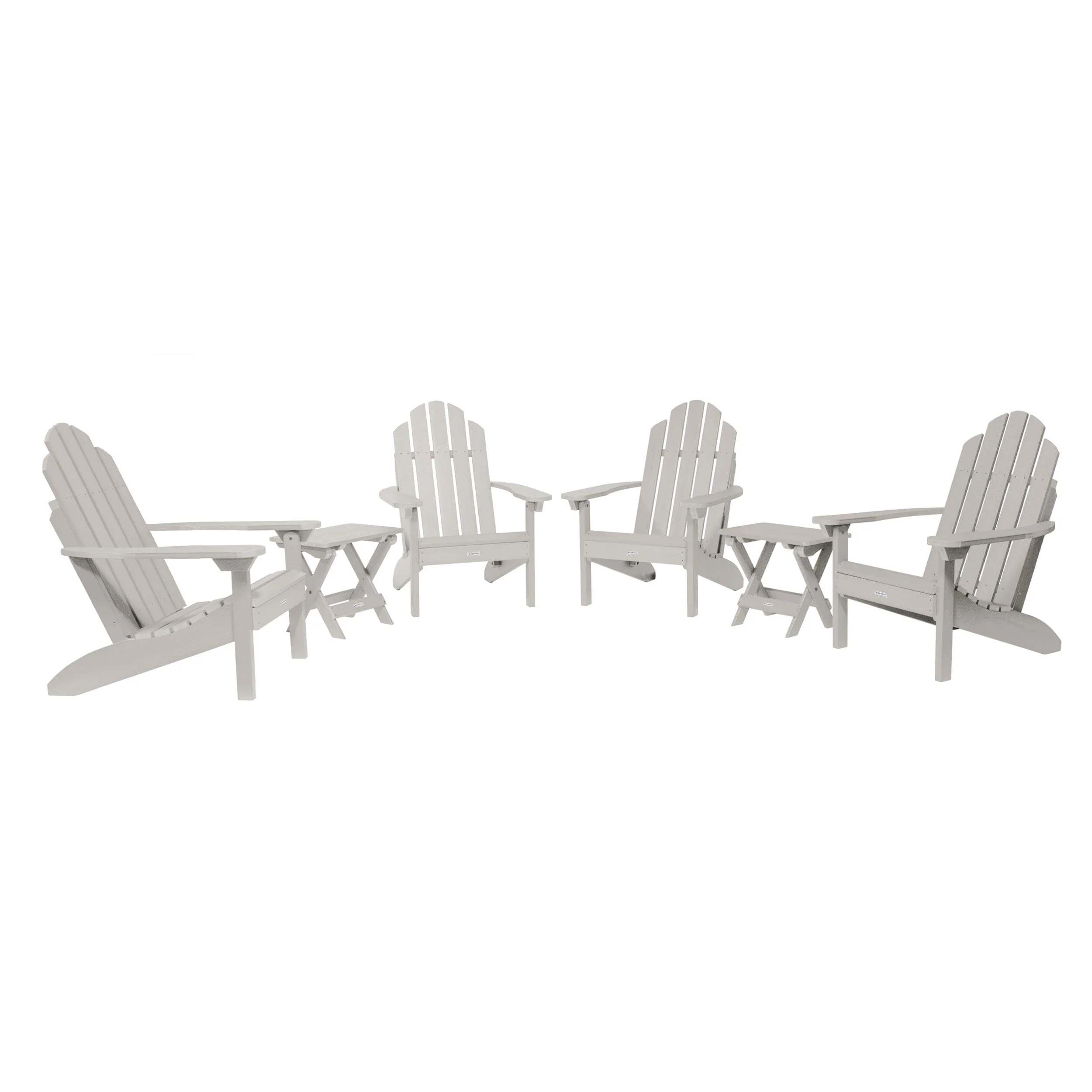 4 Classic Westport Adirondack Chairs with 2 Folding Side Tables - Image 19