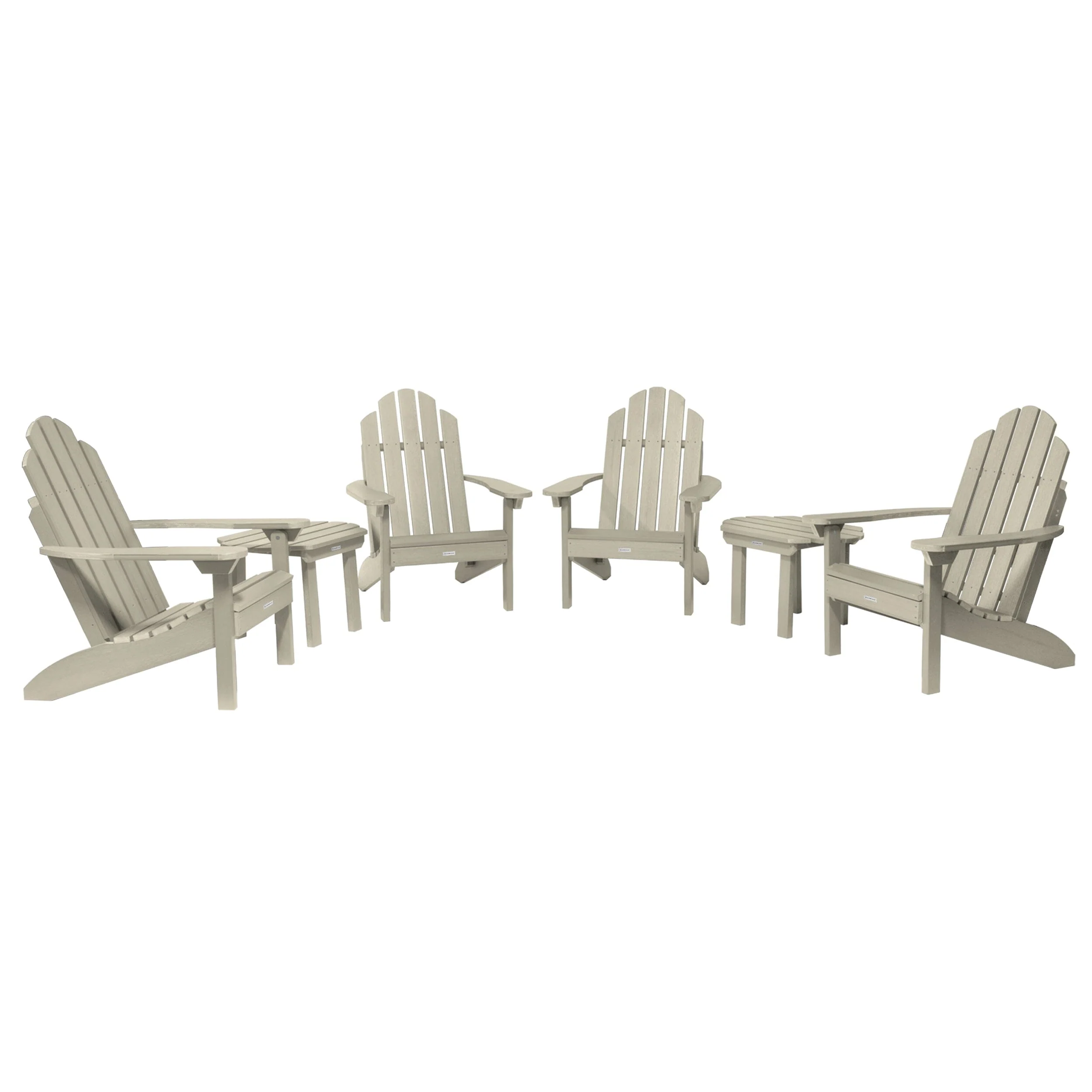 4 Classic Westport Adirondack Chairs with 2 Side Tables - Image 13