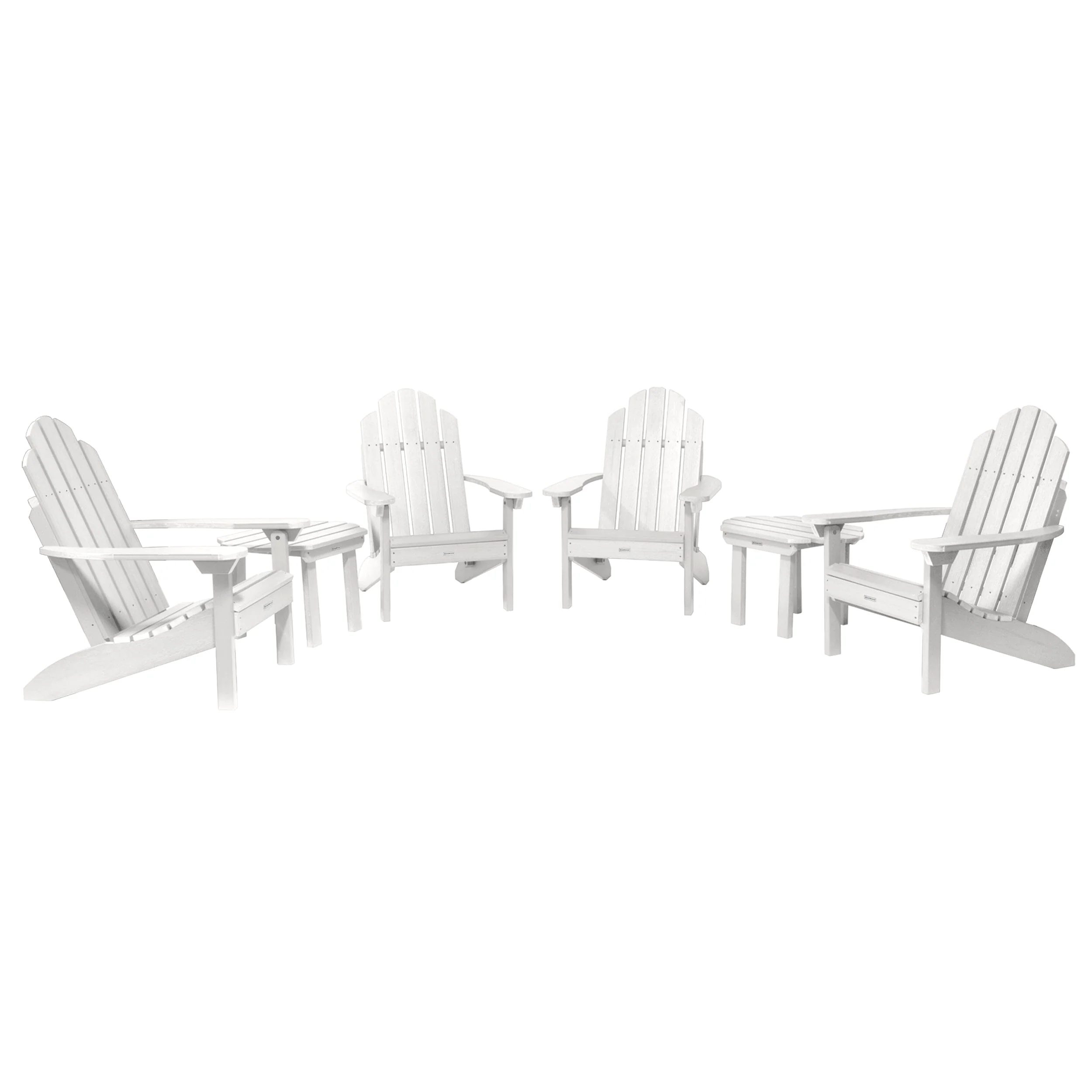 4 Classic Westport Adirondack Chairs with 2 Side Tables - Image 15