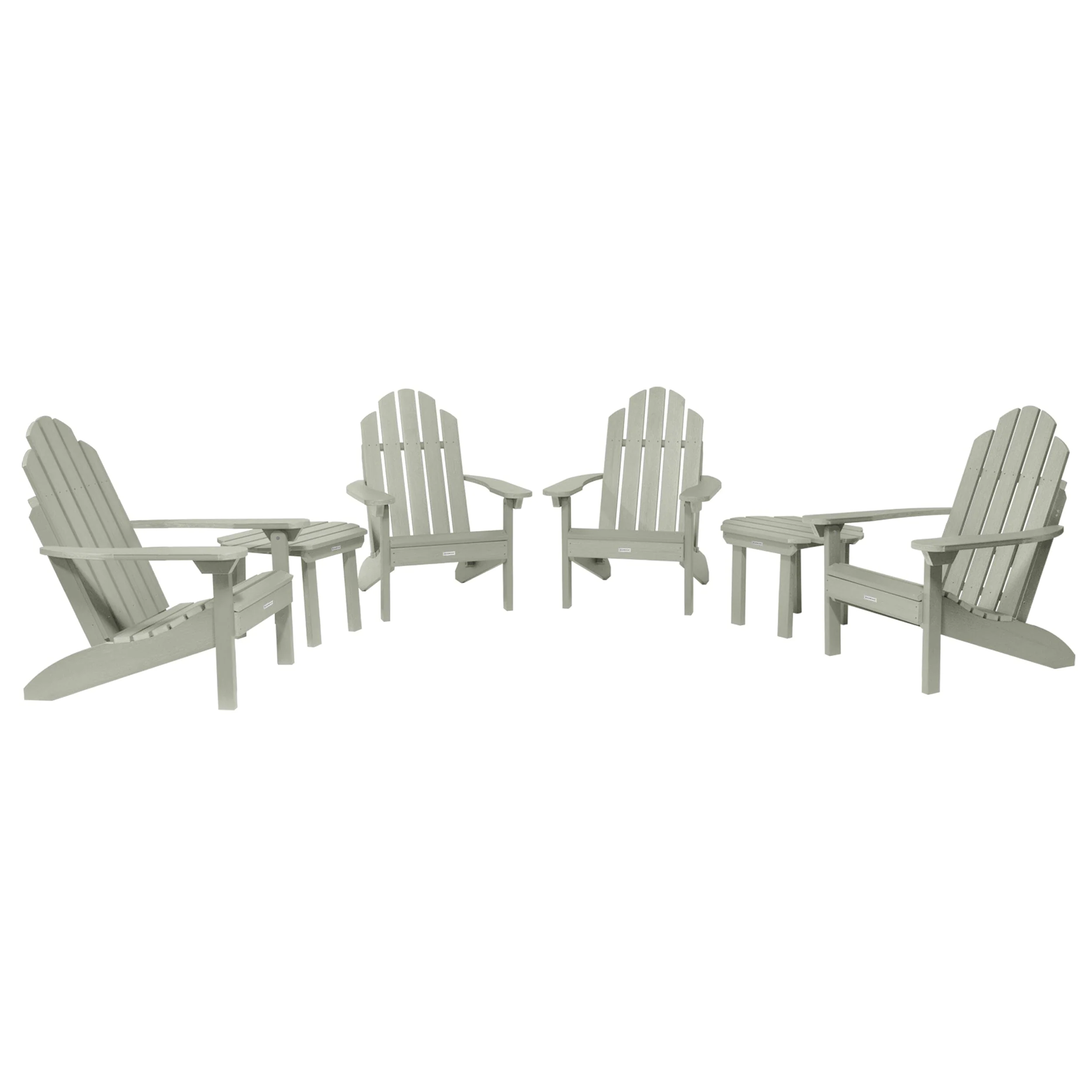 4 Classic Westport Adirondack Chairs with 2 Side Tables - Image 17