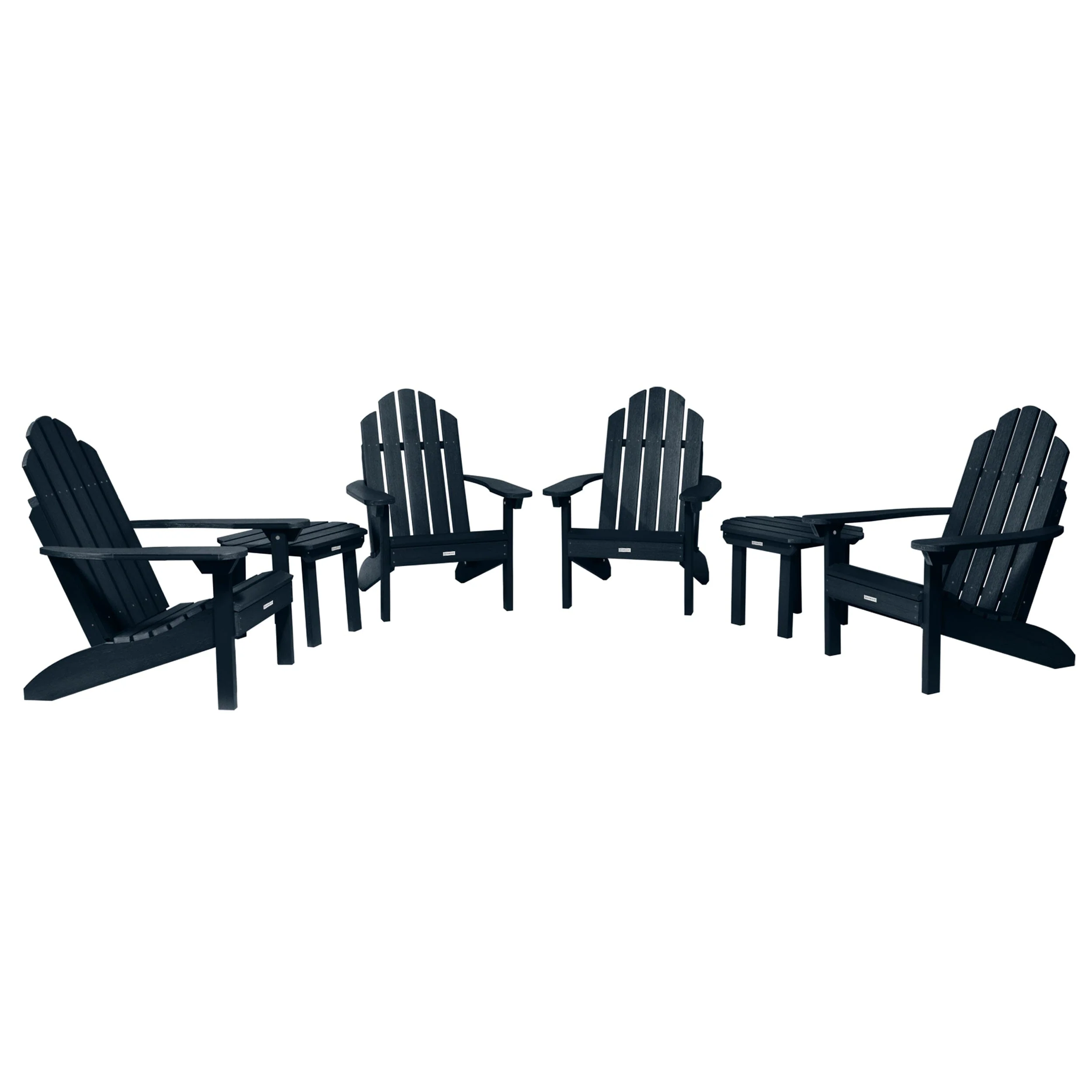 4 Classic Westport Adirondack Chairs with 2 Side Tables - Image 9