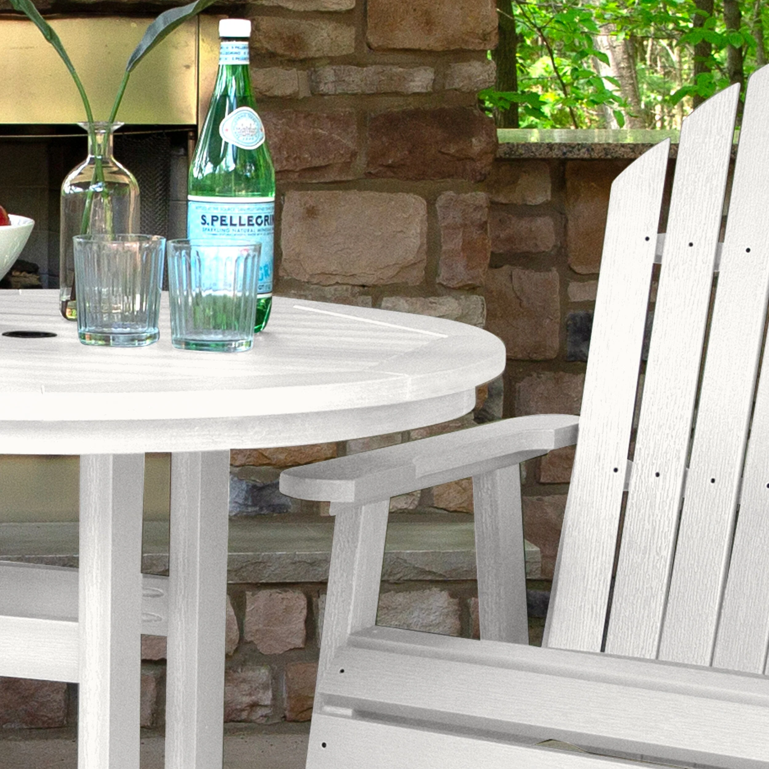 Hamilton 3pc 36in Round Dining Set - Dining Height - Image 12