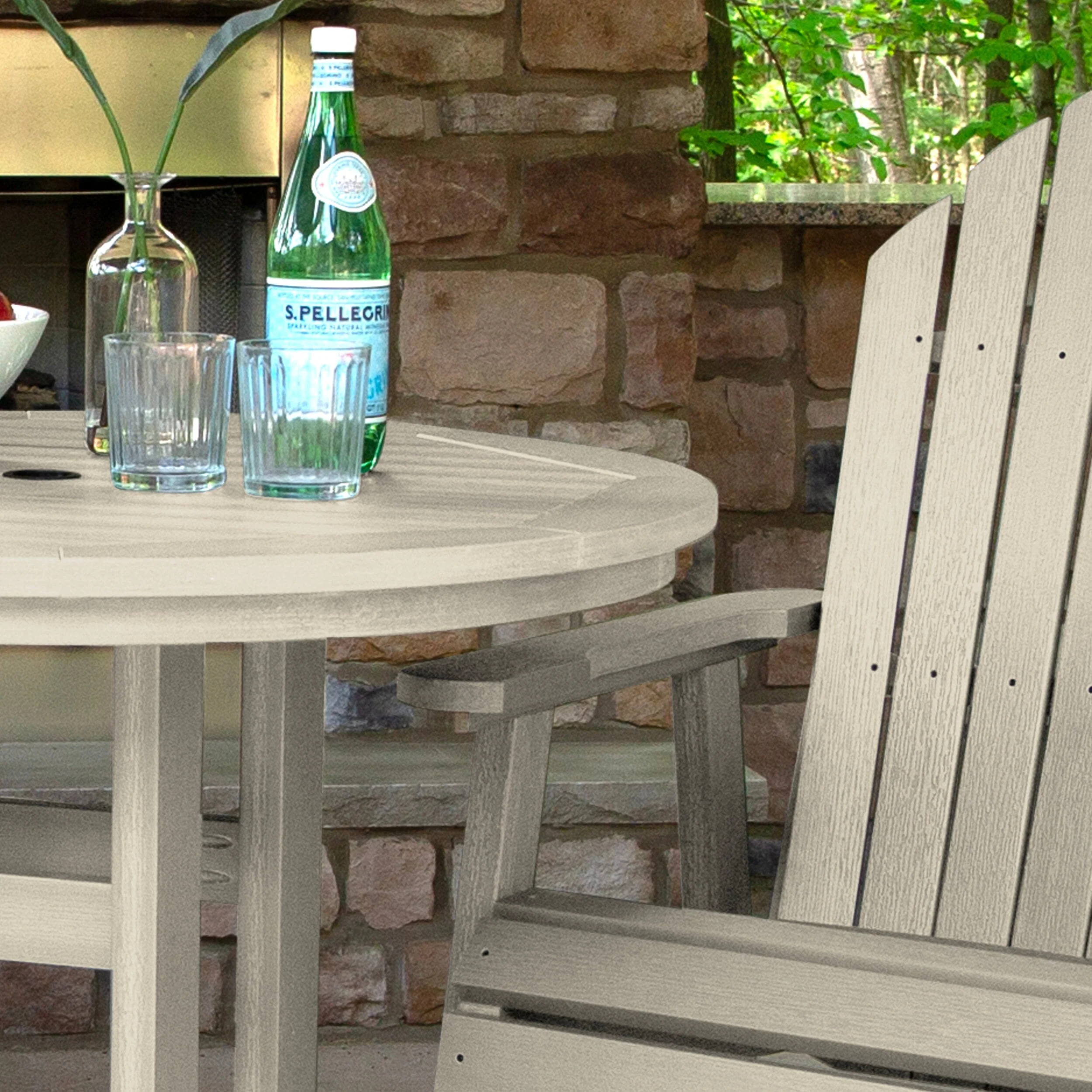 Hamilton 3pc 36in Round Dining Set - Dining Height - Image 15