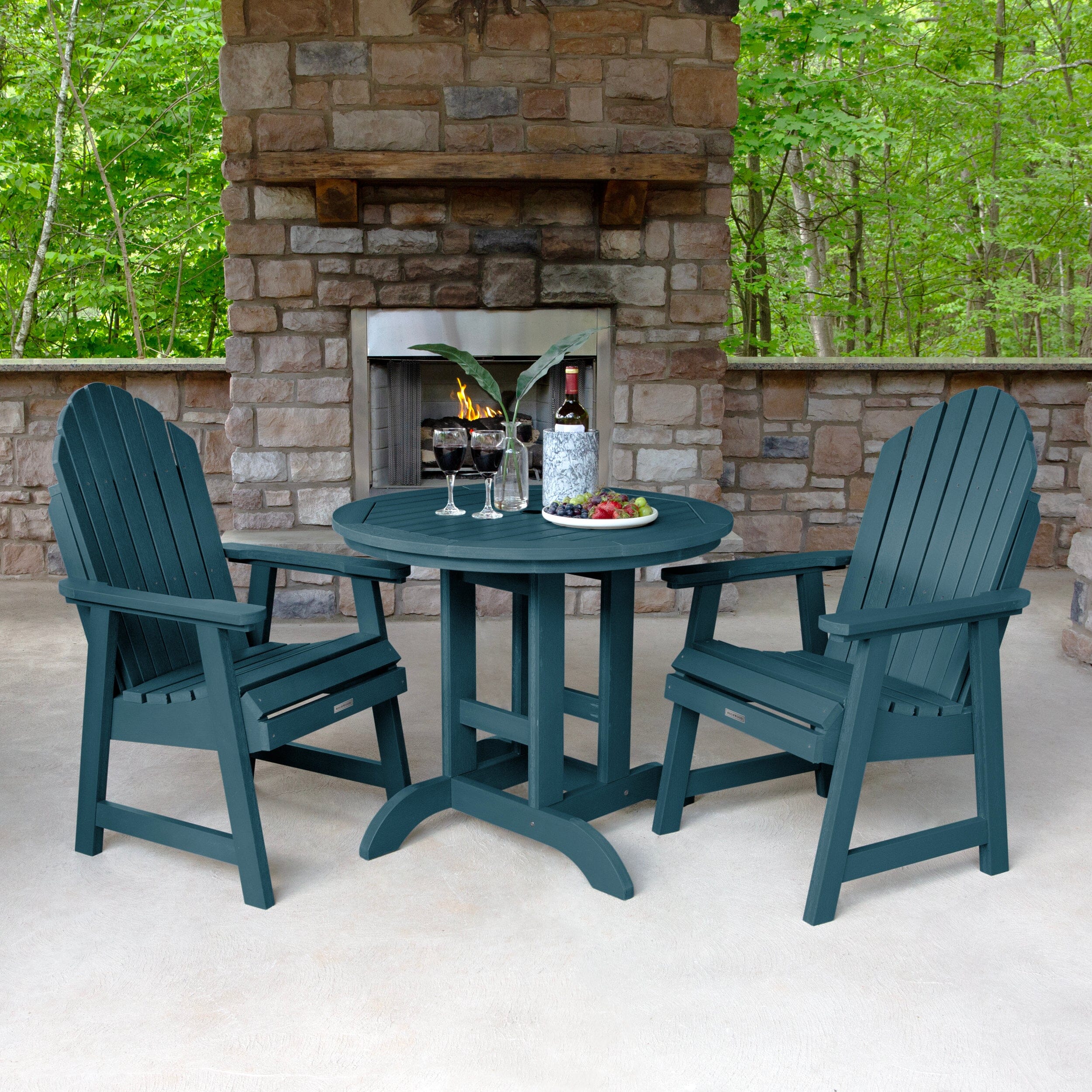 Hamilton 3pc 36in Round Dining Set - Dining Height - Image 17