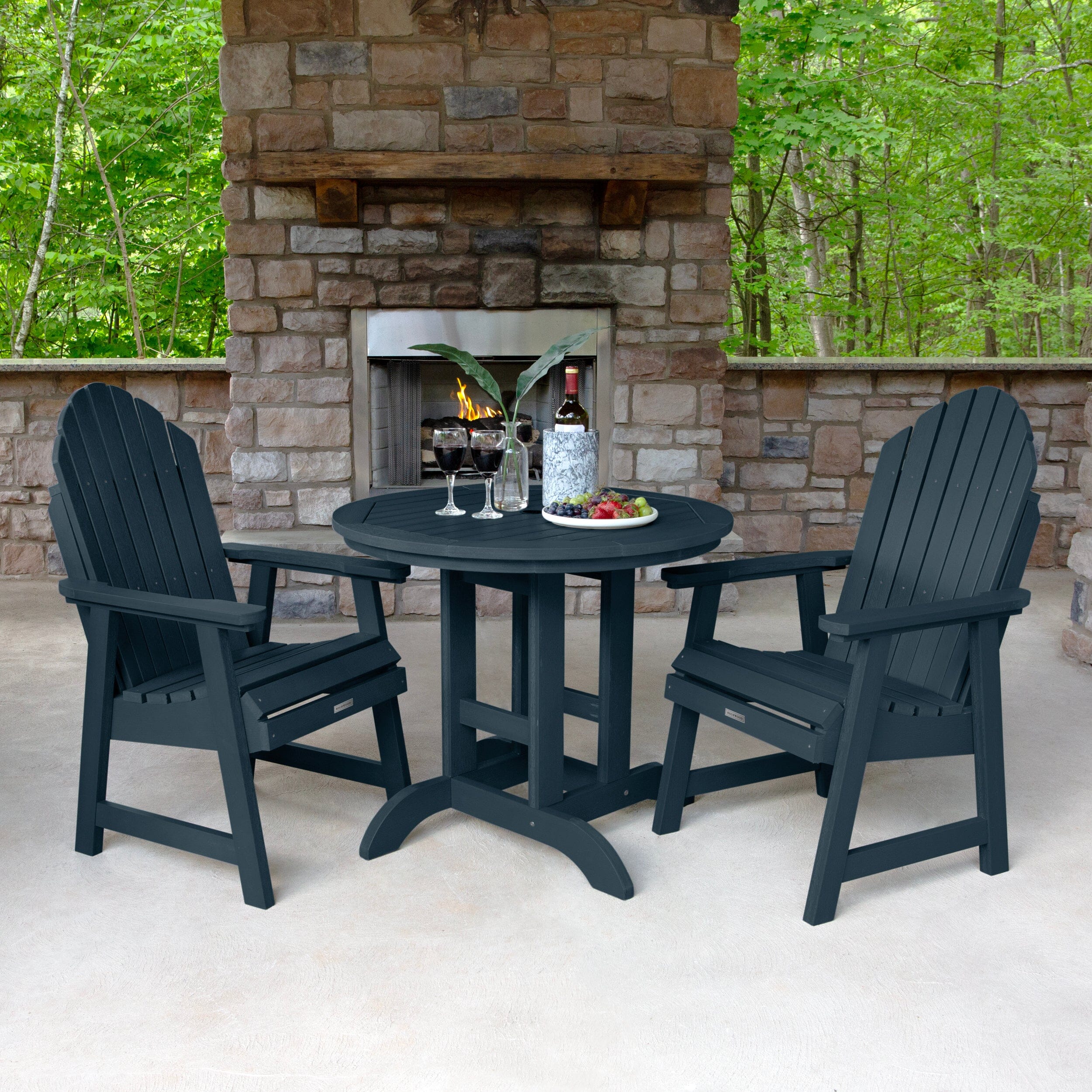 Hamilton 3pc 36in Round Dining Set - Dining Height - Image 20