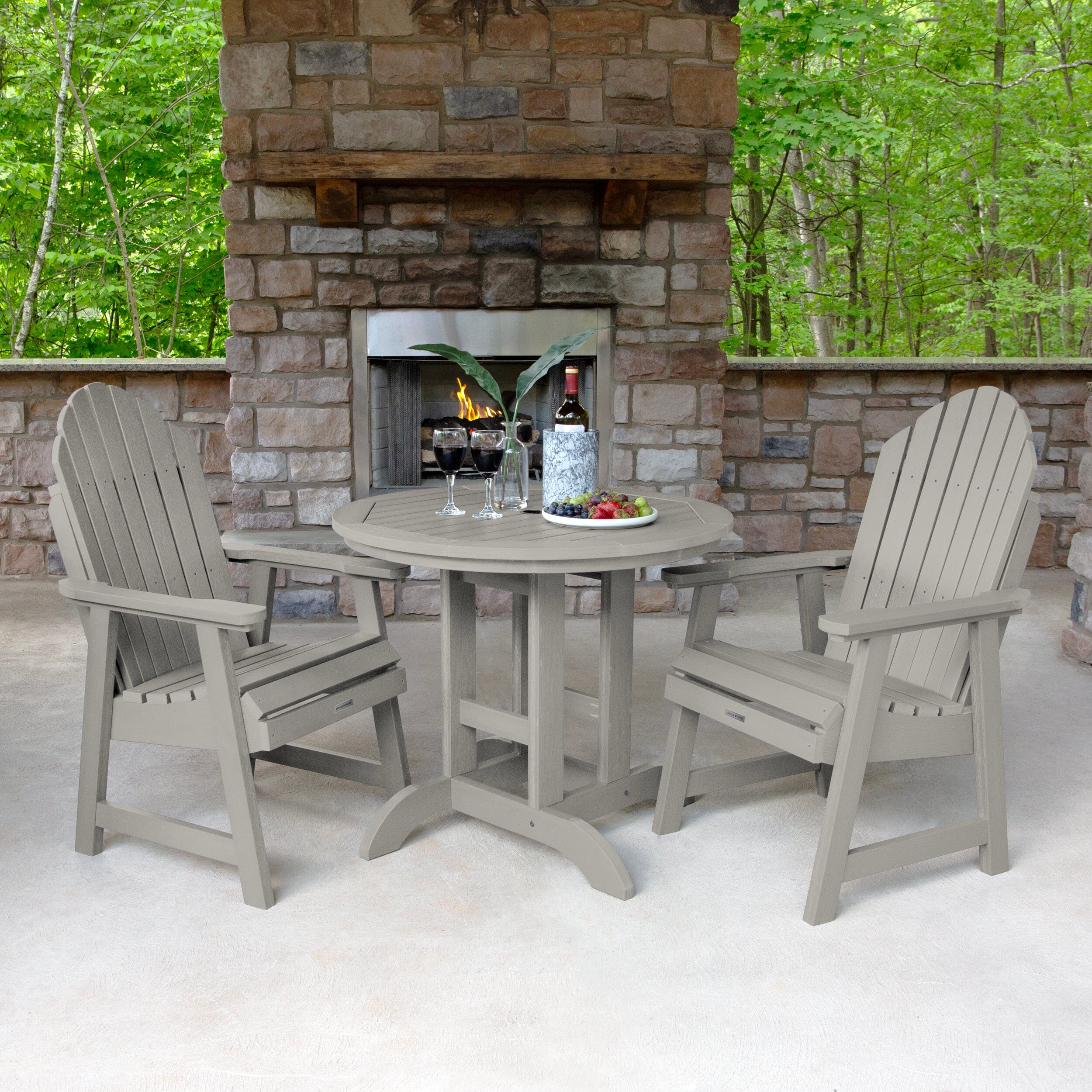 Hamilton 3pc 36in Round Dining Set - Dining Height - Image 29