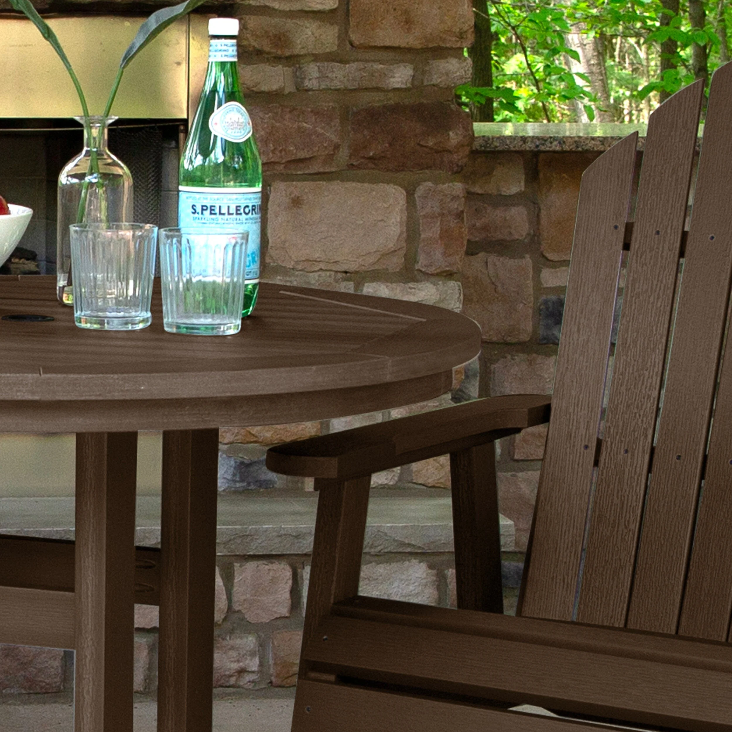 Hamilton 3pc 36in Round Dining Set - Dining Height - Image 3