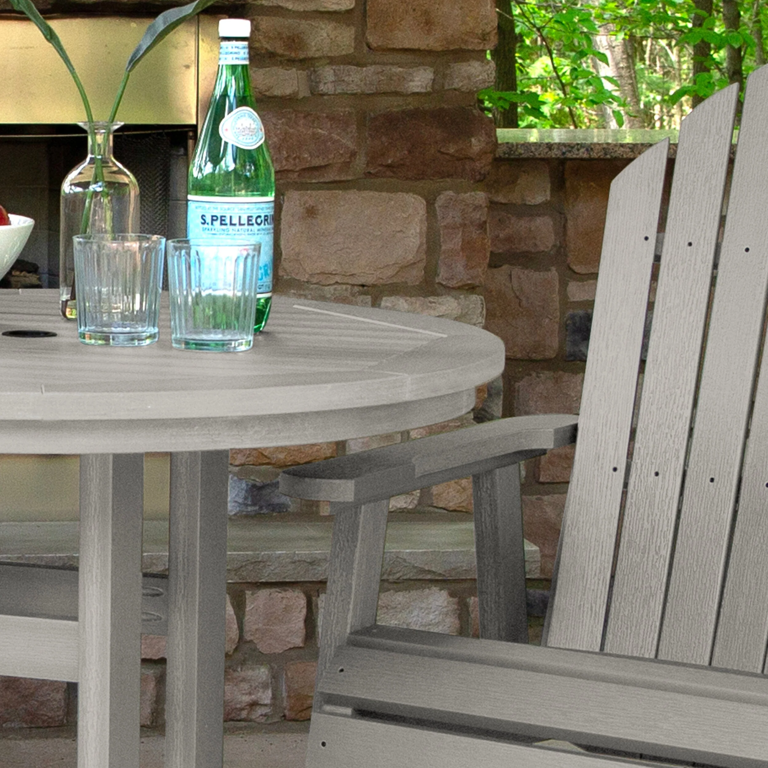 Hamilton 3pc 36in Round Dining Set - Dining Height - Image 30