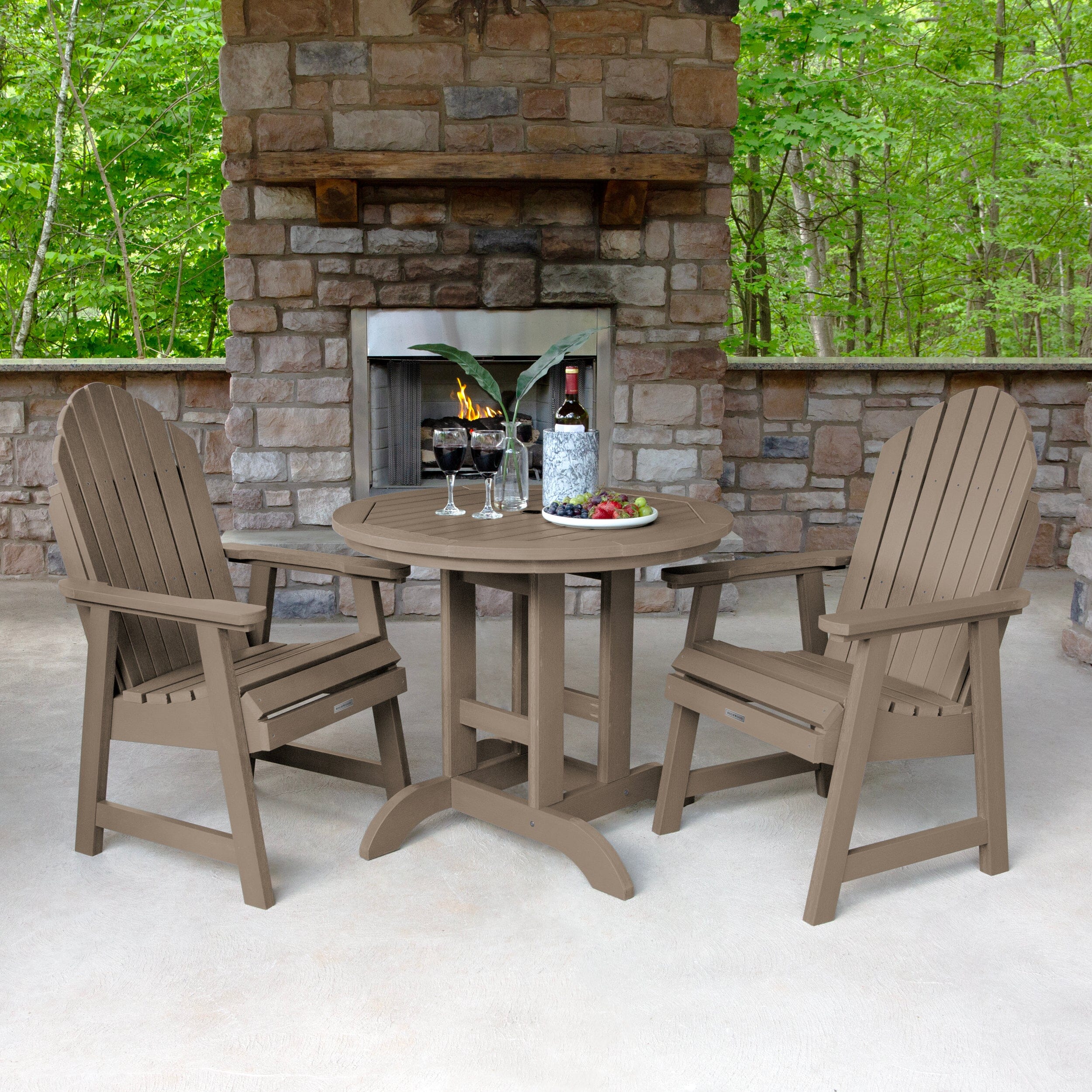 Hamilton 3pc 36in Round Dining Set - Dining Height - Image 32