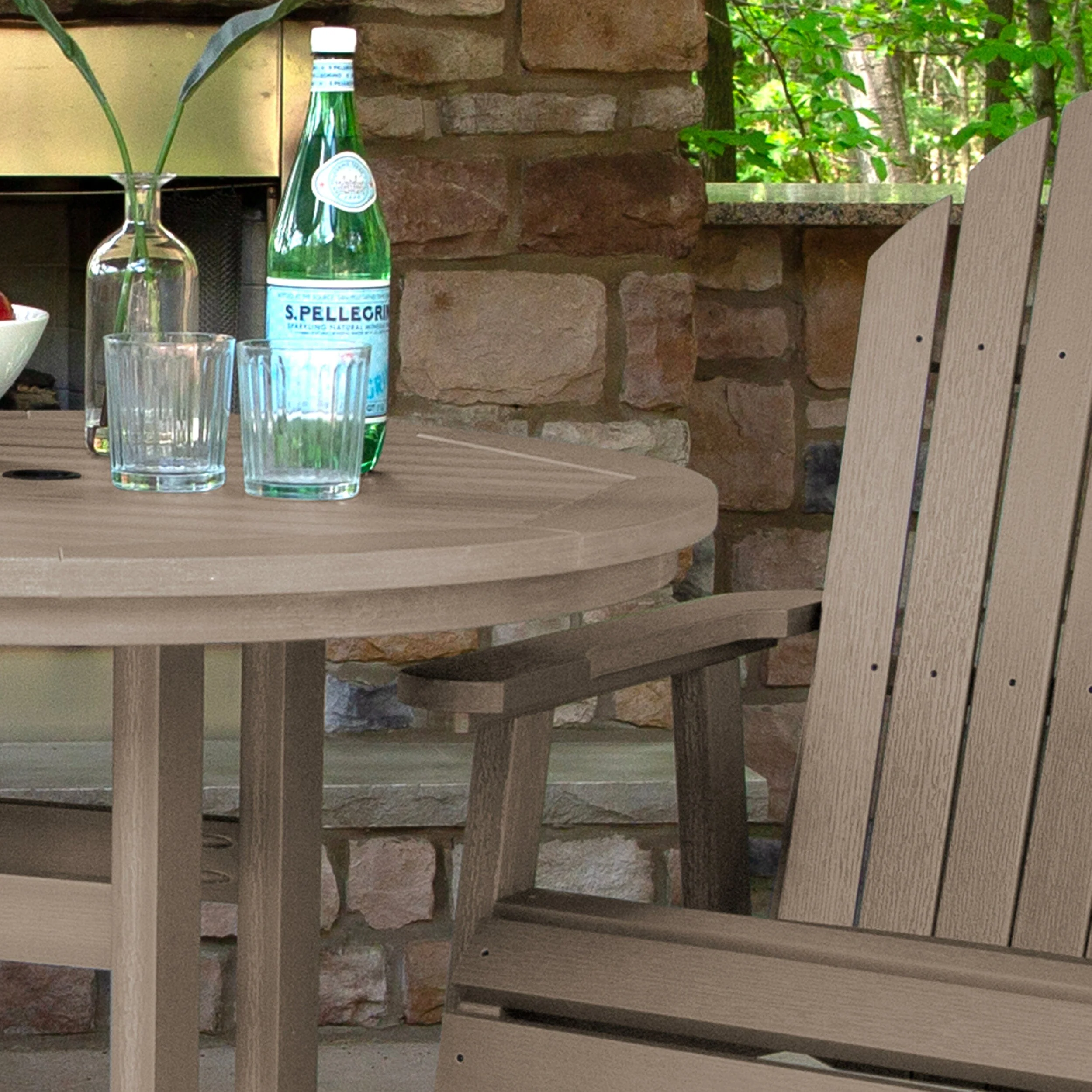 Hamilton 3pc 36in Round Dining Set - Dining Height - Image 33