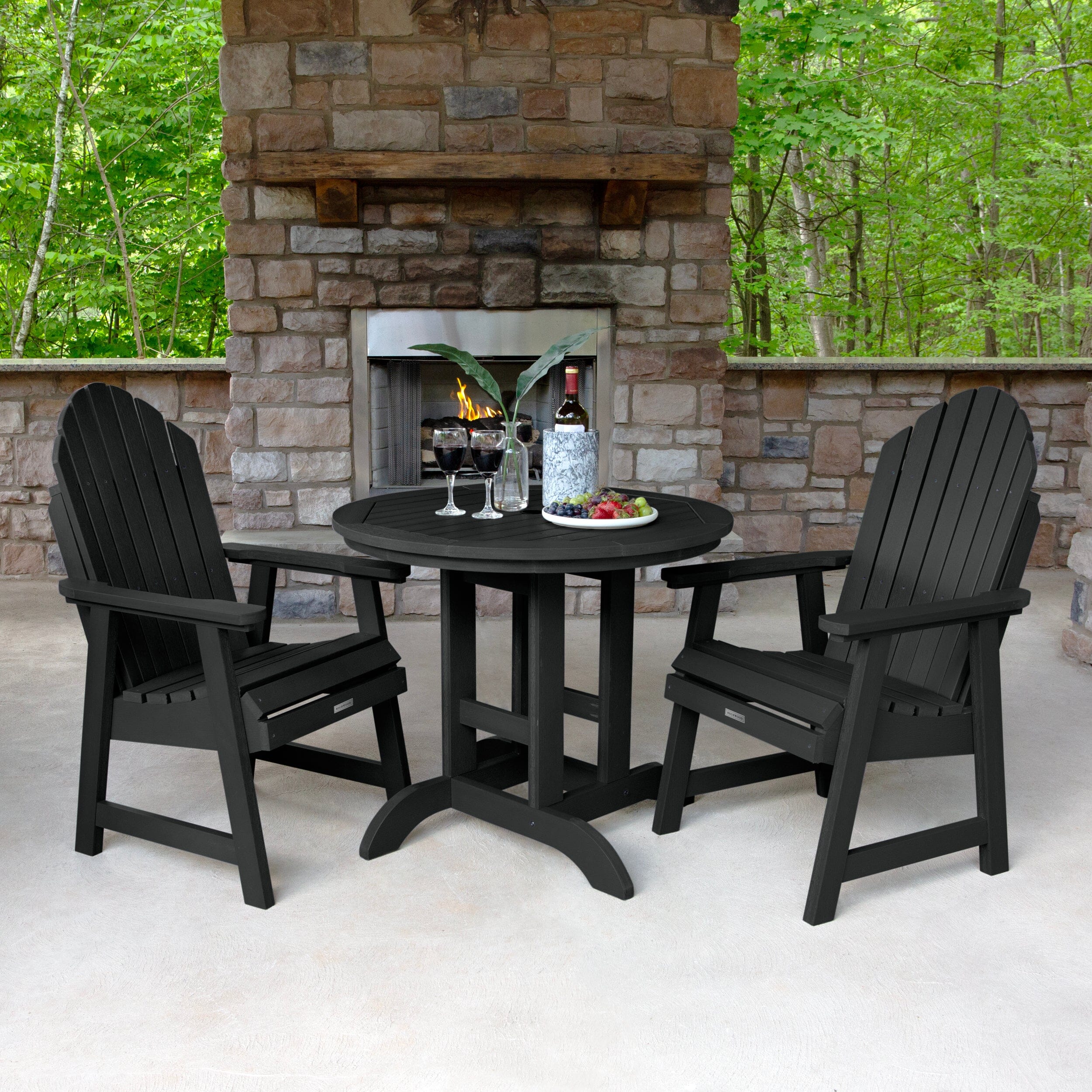 Hamilton 3pc 36in Round Dining Set - Dining Height - Image 5