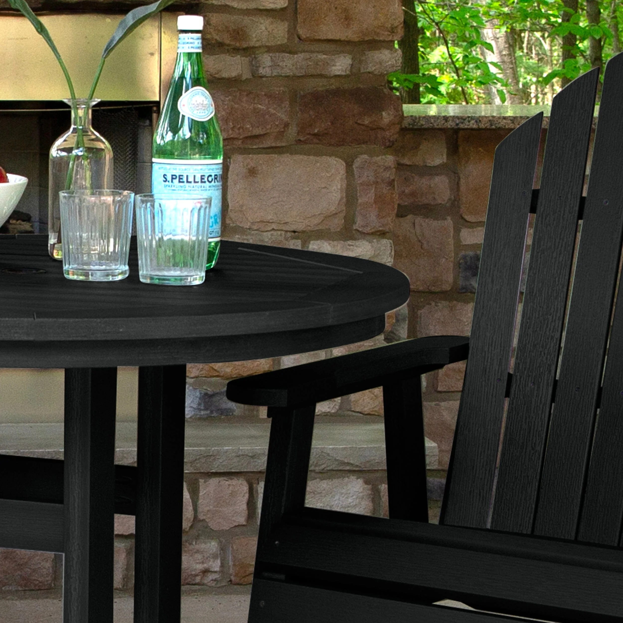 Hamilton 3pc 36in Round Dining Set - Dining Height - Image 6