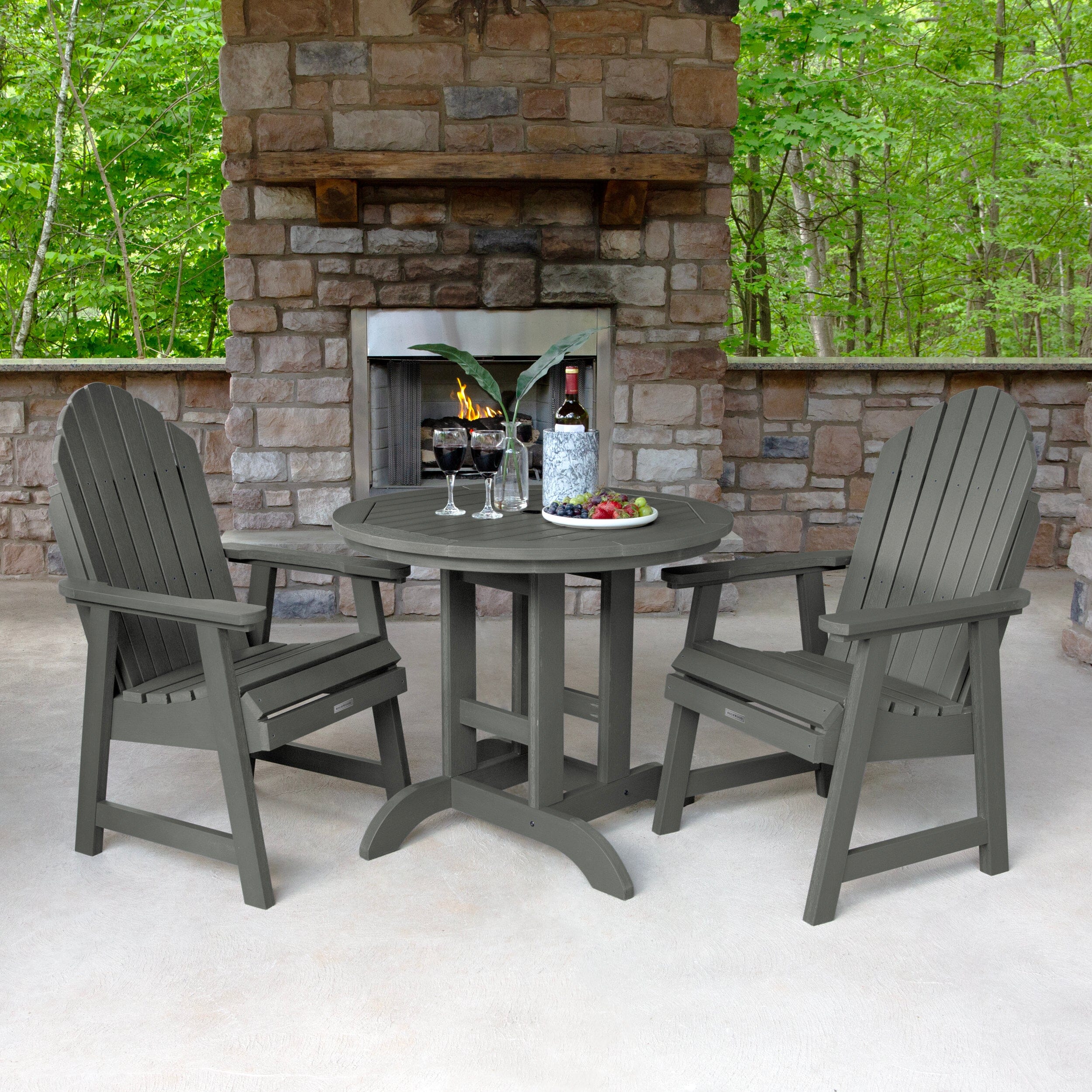 Hamilton 3pc 36in Round Dining Set - Dining Height - Image 8