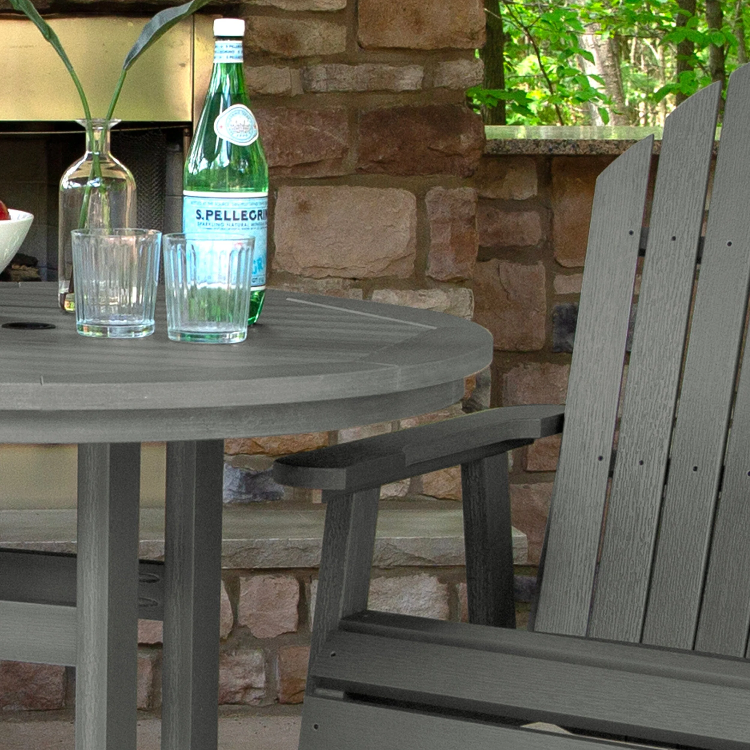 Hamilton 3pc 36in Round Dining Set - Dining Height - Image 9